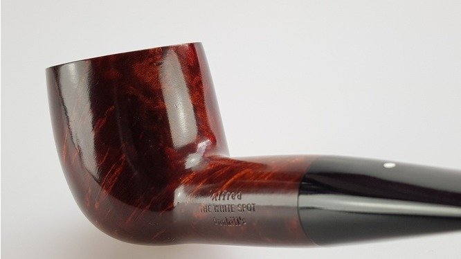 Dunhill Amber Root Pot Stubby 9mm 4106F 8880