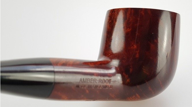 Dunhill Amber Root Pot Stubby 9mm 4106F 8880