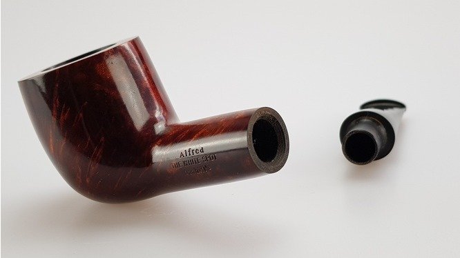 Dunhill Amber Root Pot Stubby 9mm 4106F 8880