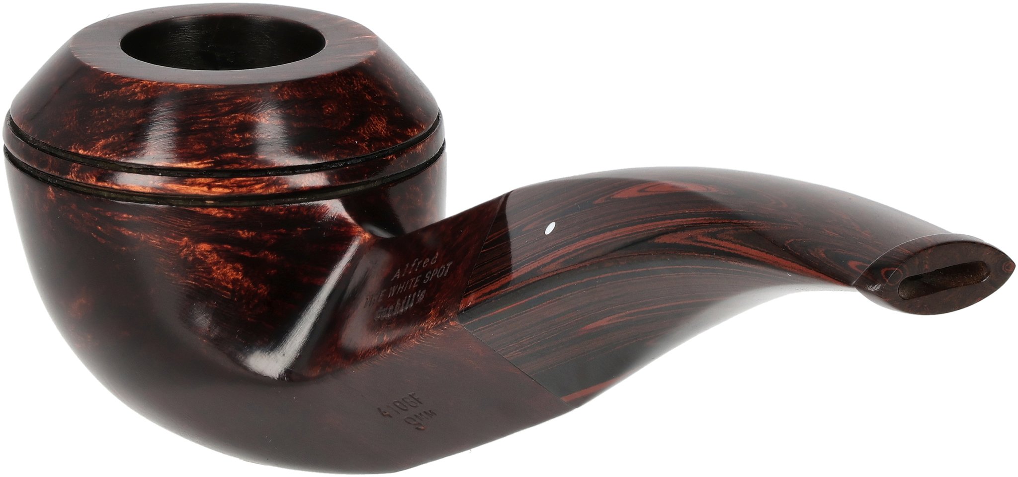 Dunhill Pipes Chestnut No. 4108F Bent Rhodesian (Nr. 658) (2024)_02