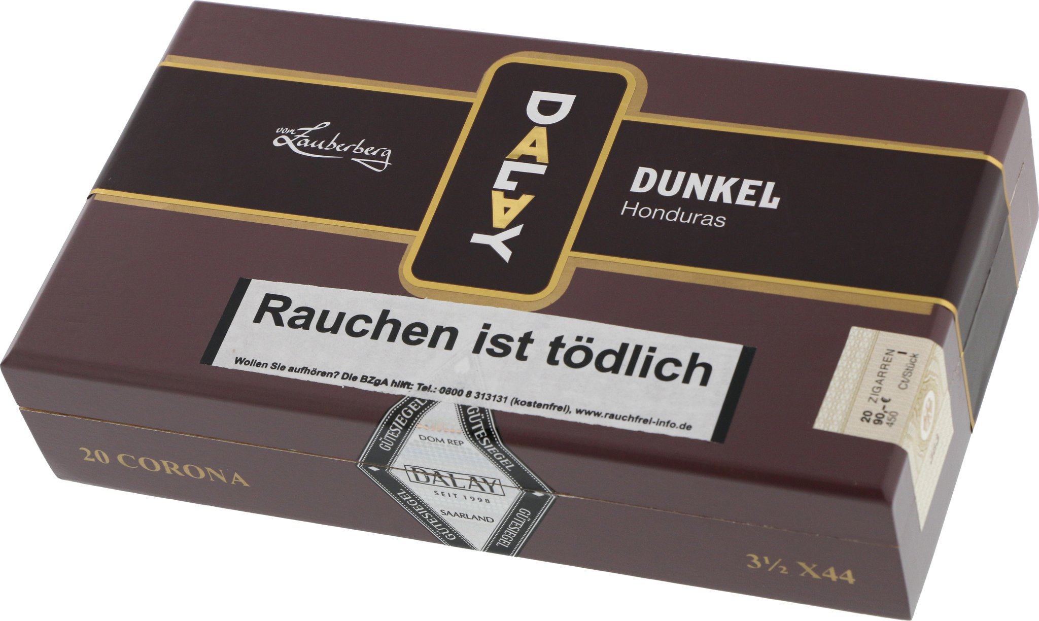 Dalay Dunkel Honduras Corona Kiste