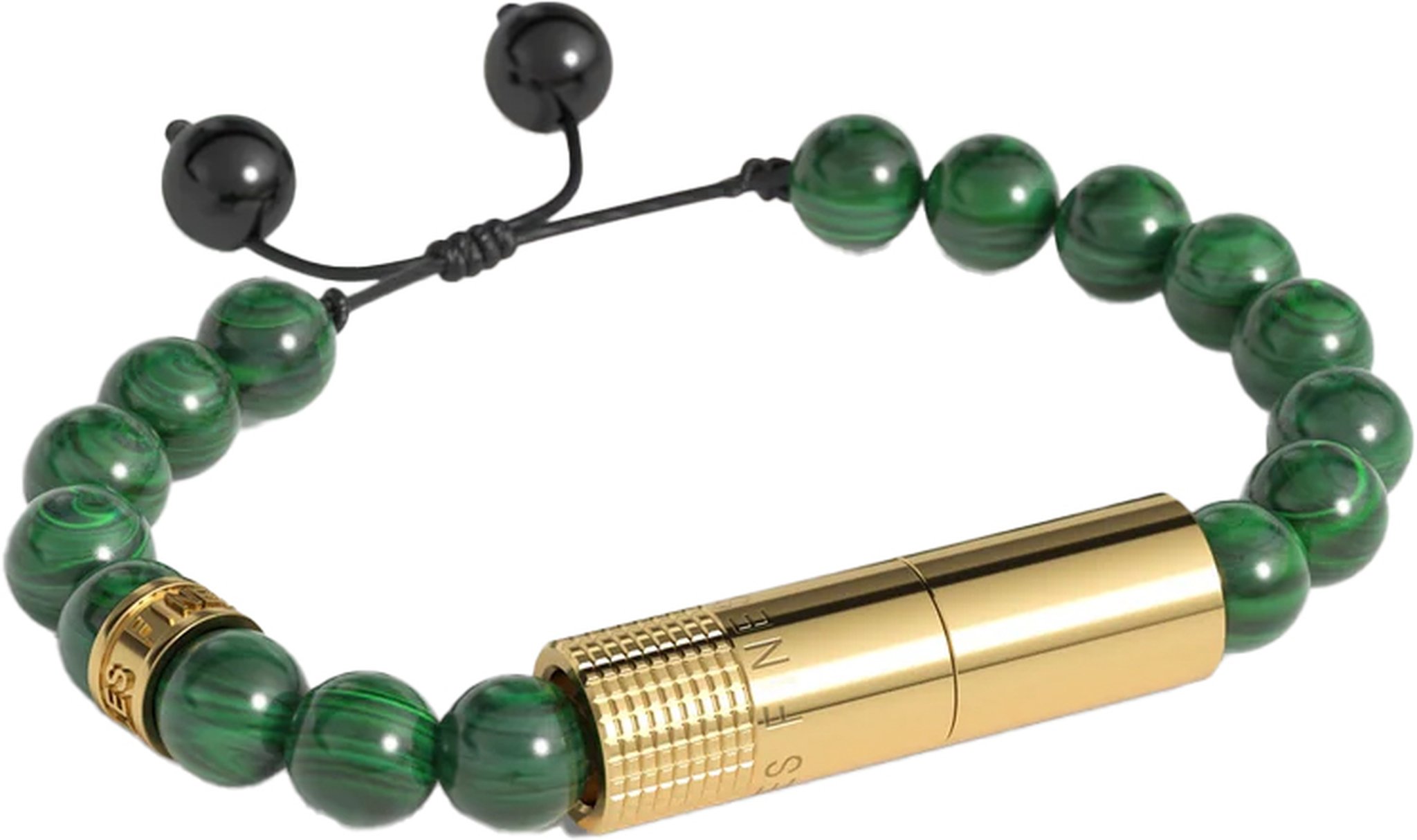 Les Fines Lames Punch Bracelets Verde Cobre Gold Ring_01