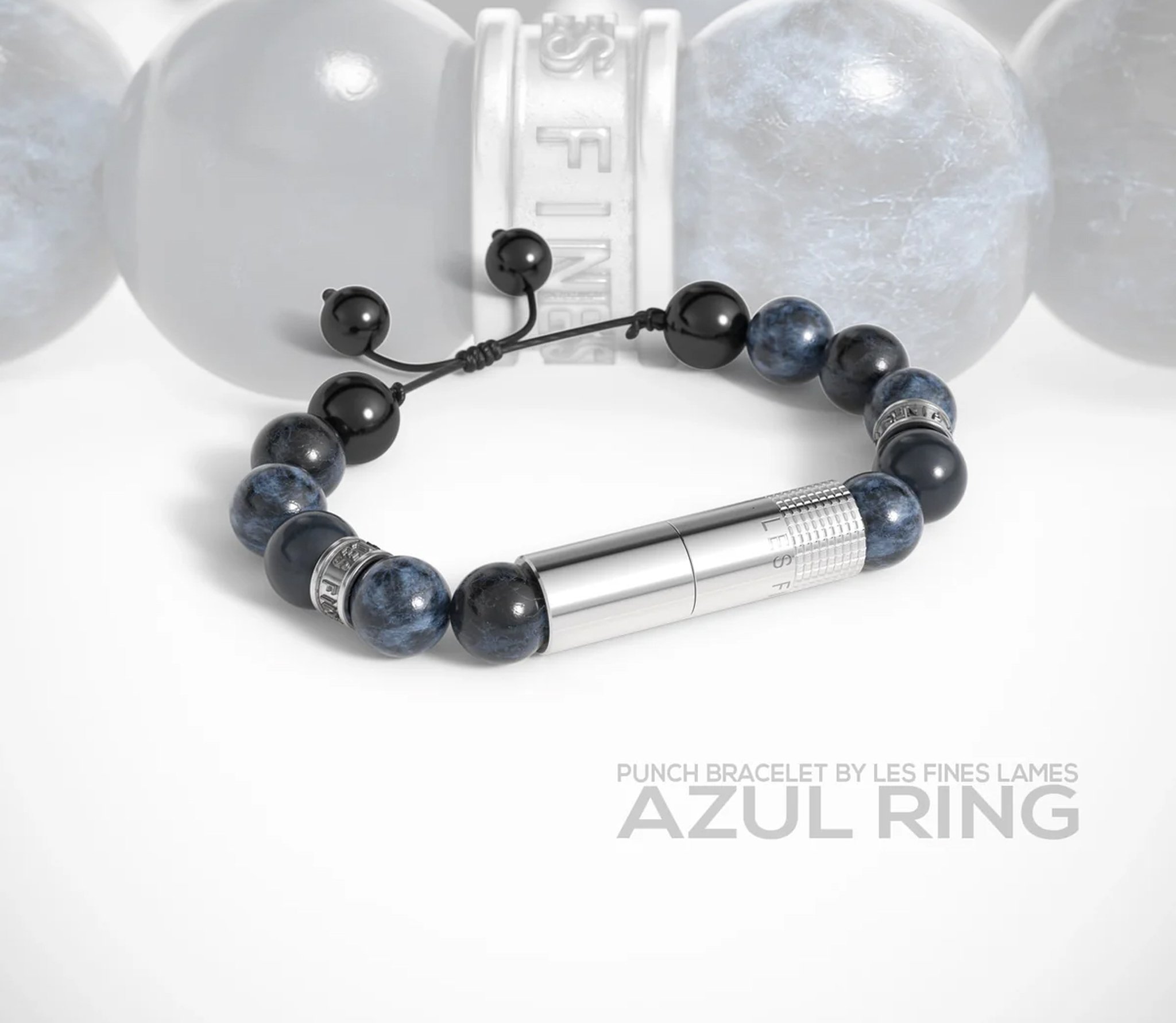 Les Fines Lames Punch Bracelets Azul Ring_02