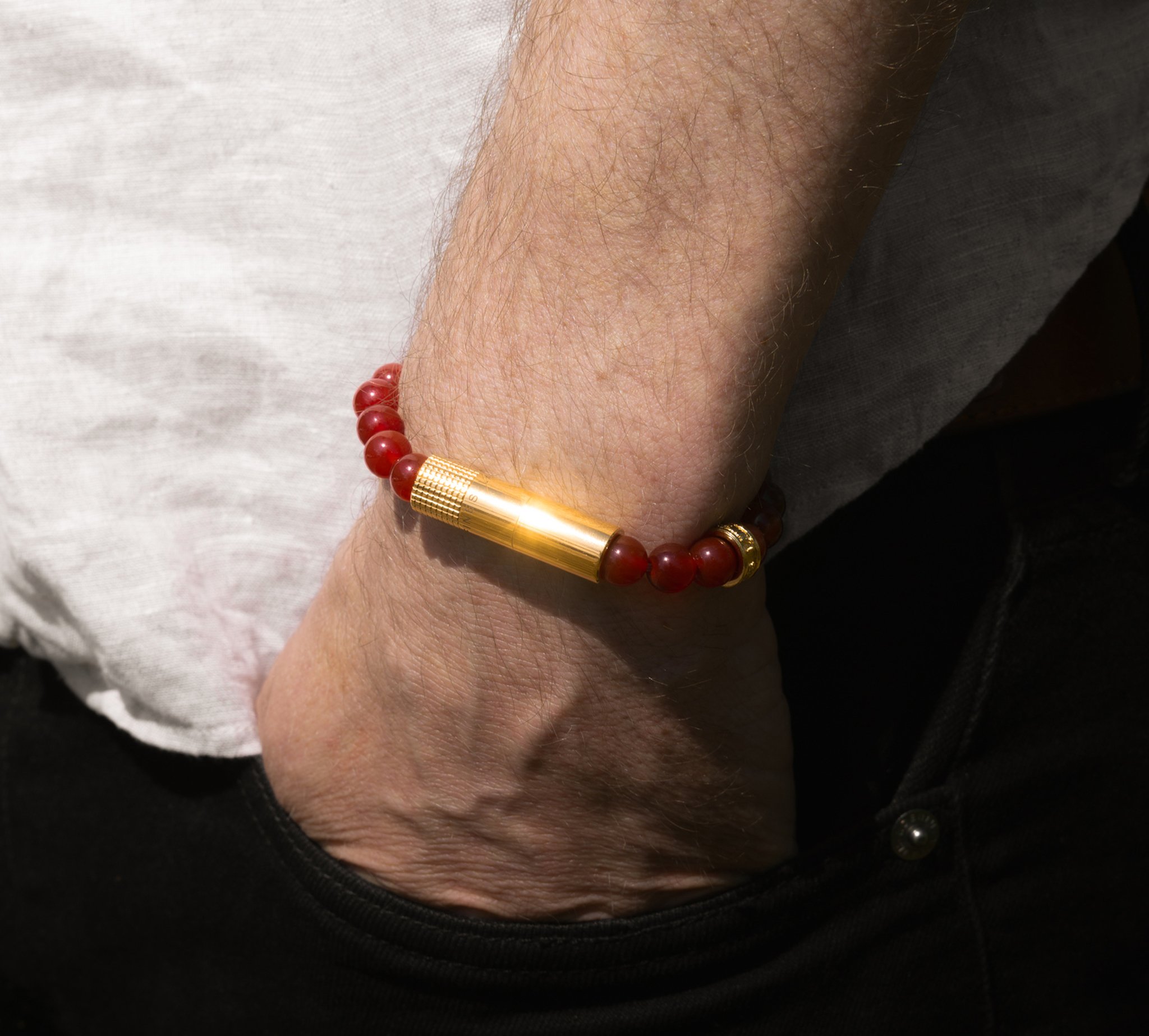Les Fines Lames Punch Bracelets Sangre Gold Ring - Elastic_03