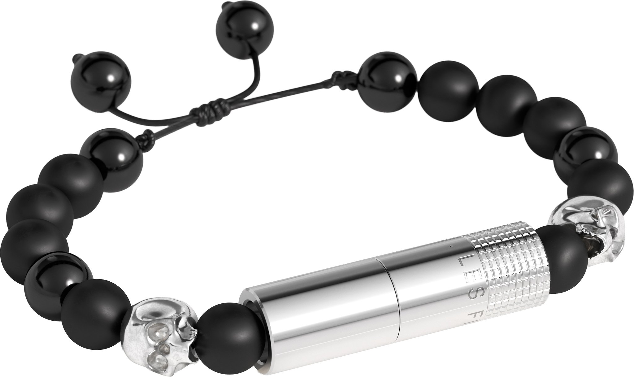 Les Fines Lames Punch Bracelets Oscuro Matt Totenkopf I_01