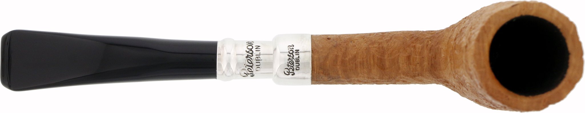 Peterson Barley Spigot Modell 124 Fishtail (35452) Draufsicht