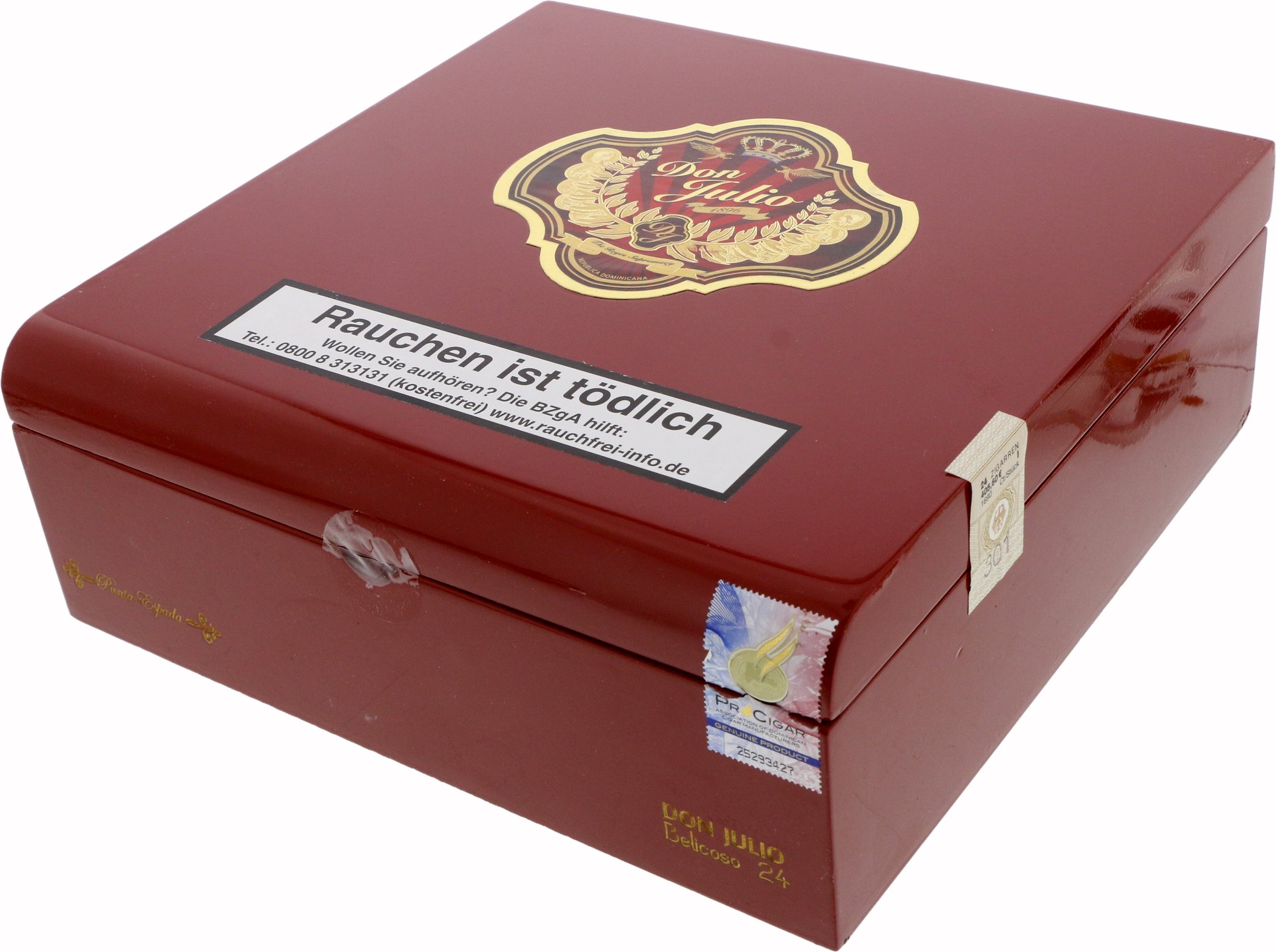 Don Julio Punta Espada Belicoso Kiste