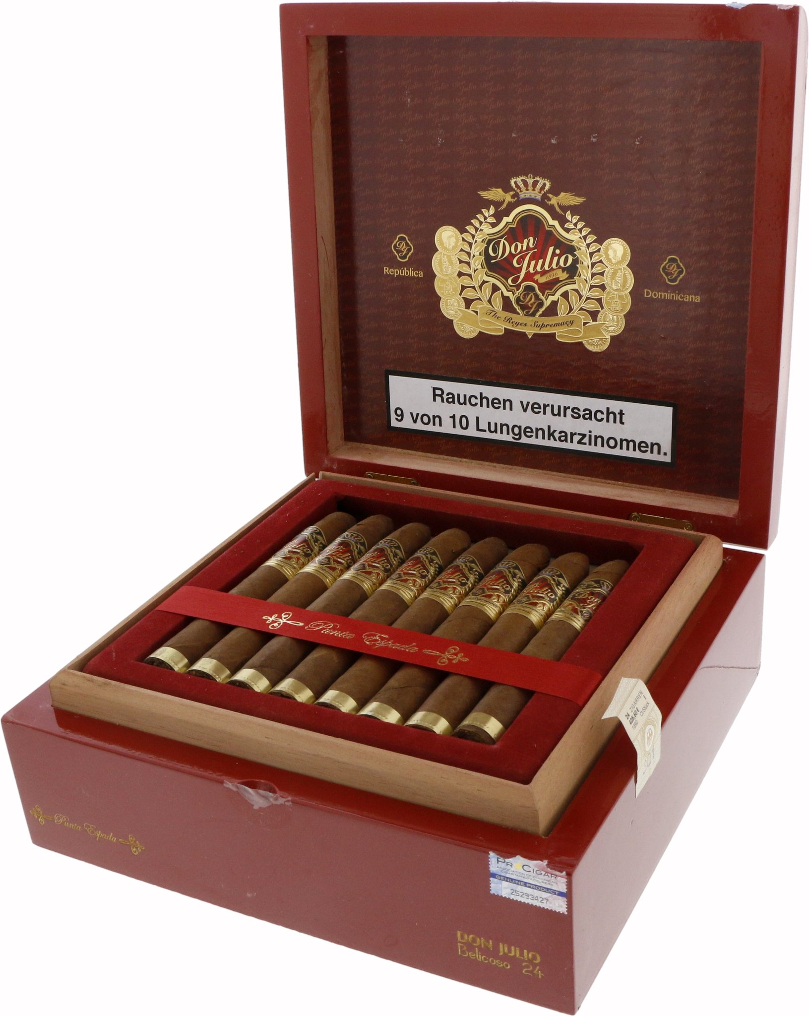 Don Julio Punta Espada Belicoso Kiste offen