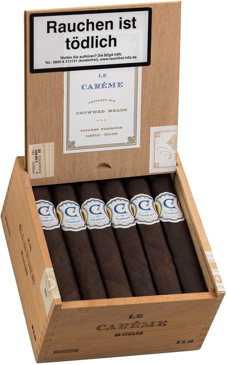 Crowned Heads Le Careme Robusto Kiste offen