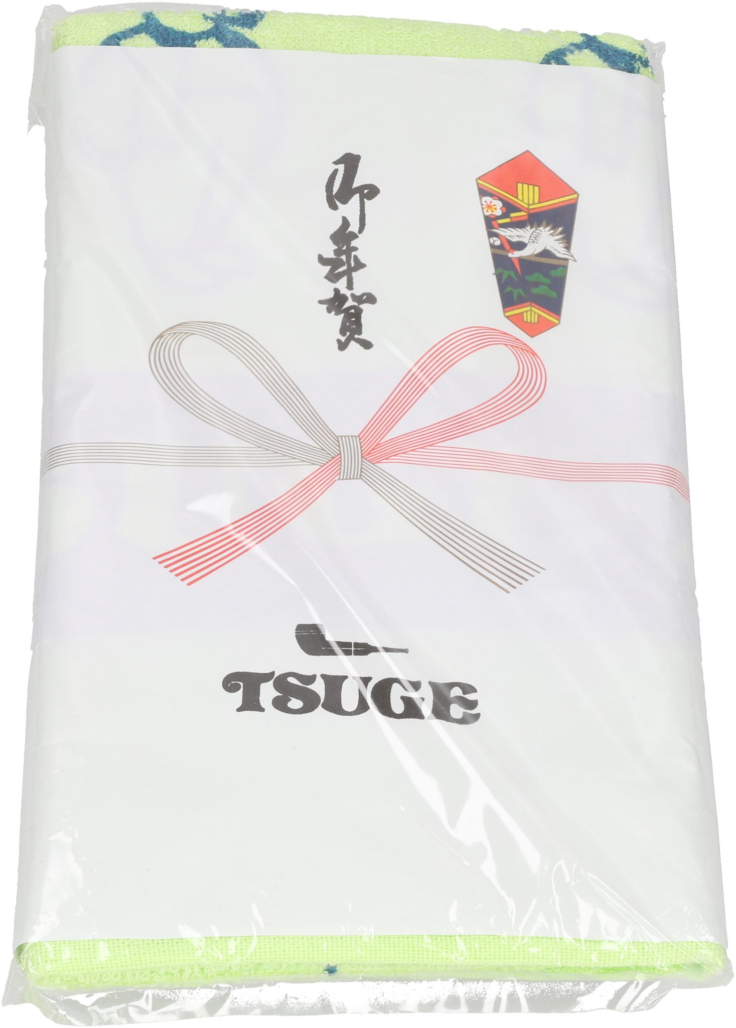 Tuch grün in Verpackung