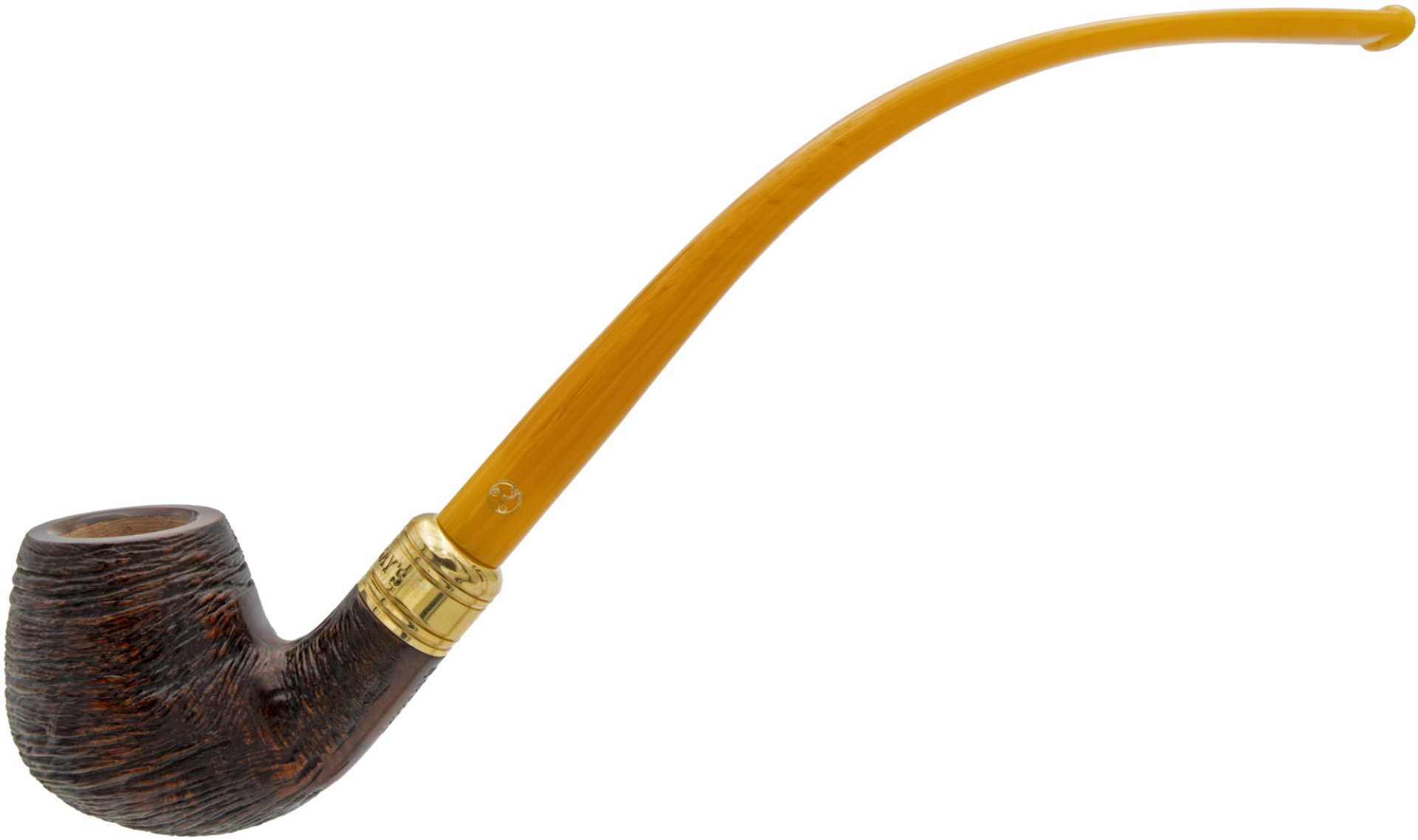 rustic Mundstück gelb lang