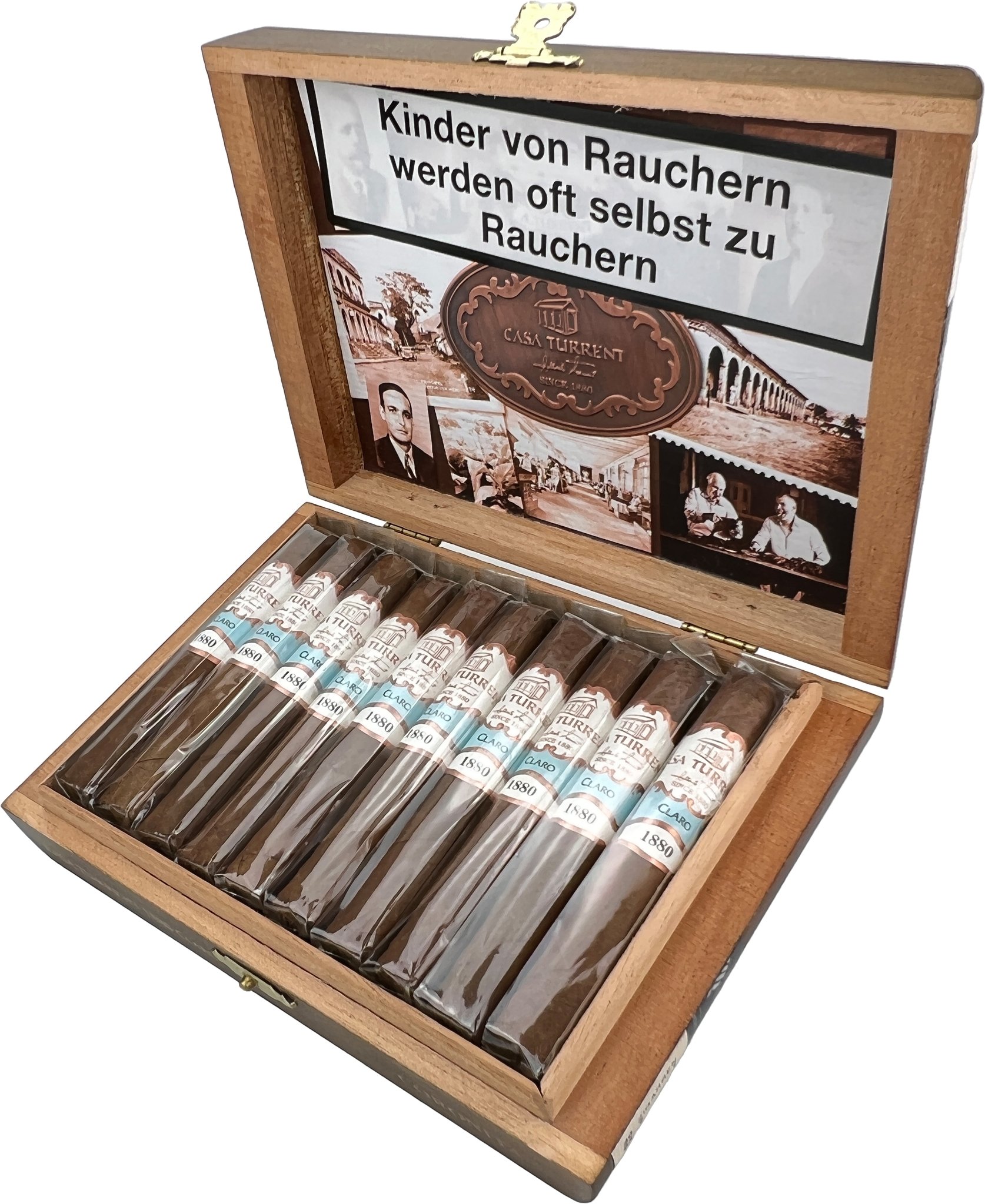 A. Turrent Casa Turrent 1880 Claro Coronita Kiste offen