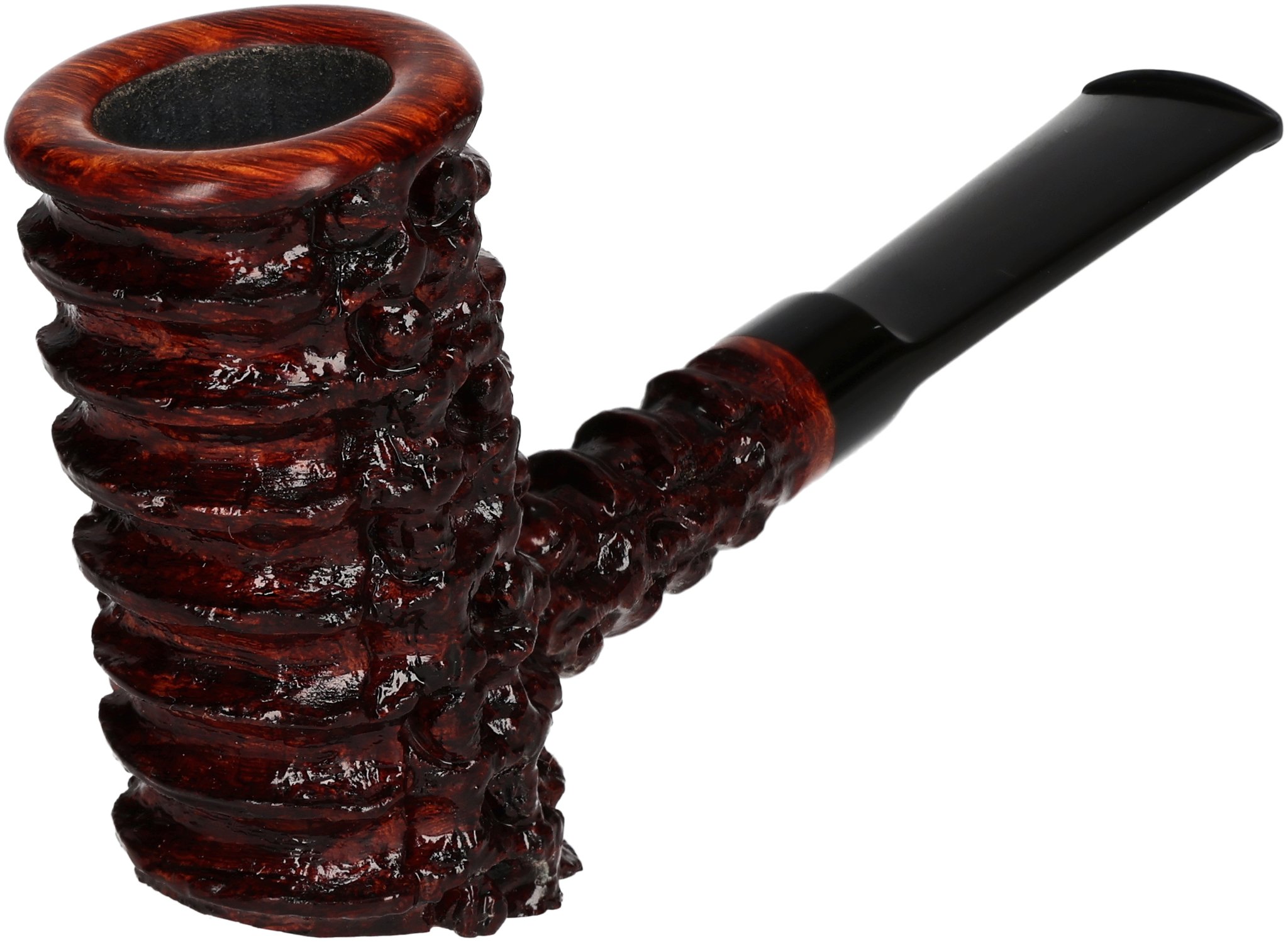 Tom Eltang Freehand Pfeifen Rustic Poker_03