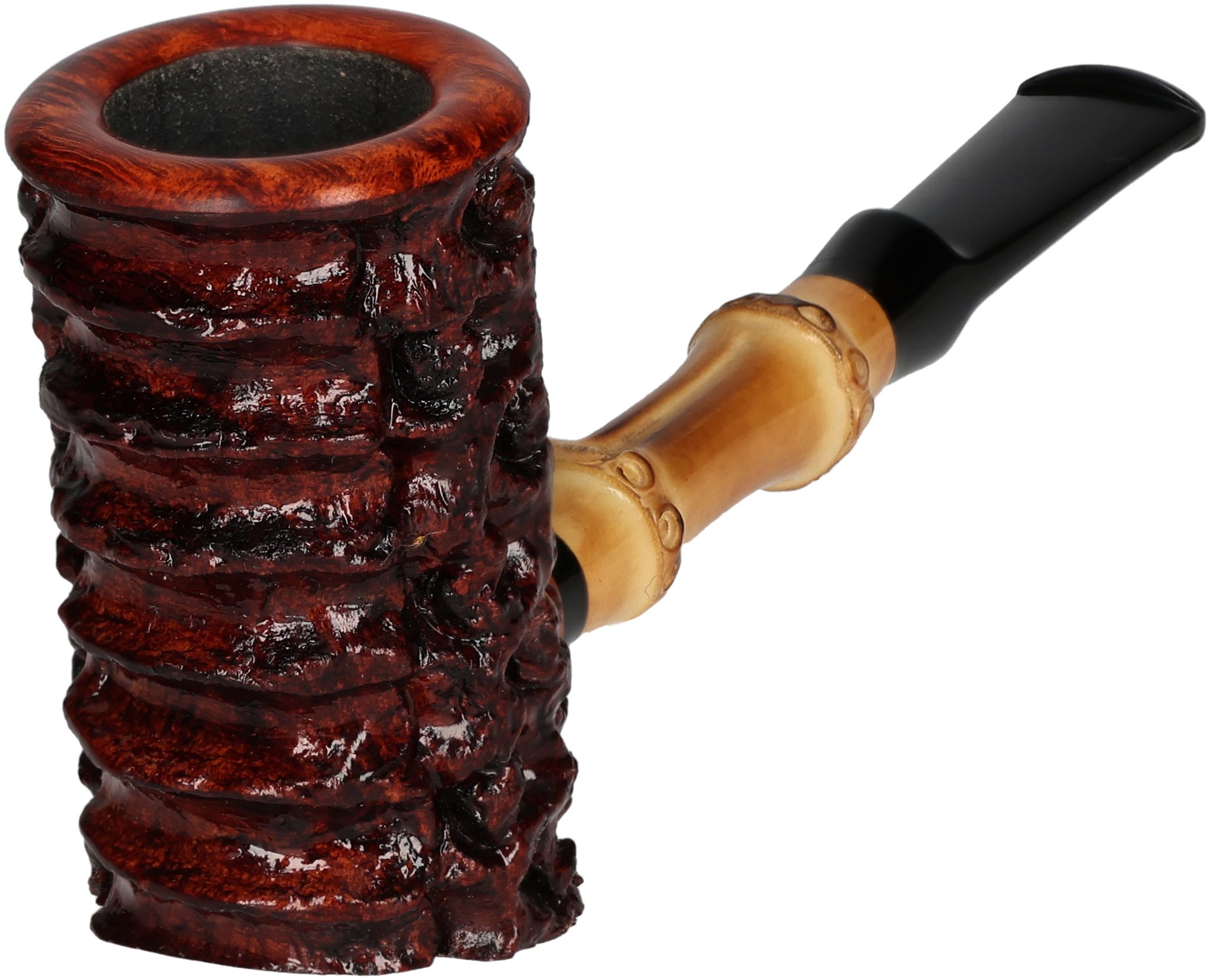 Tom Eltang Freehand Pfeifen Rustic Poker_03
