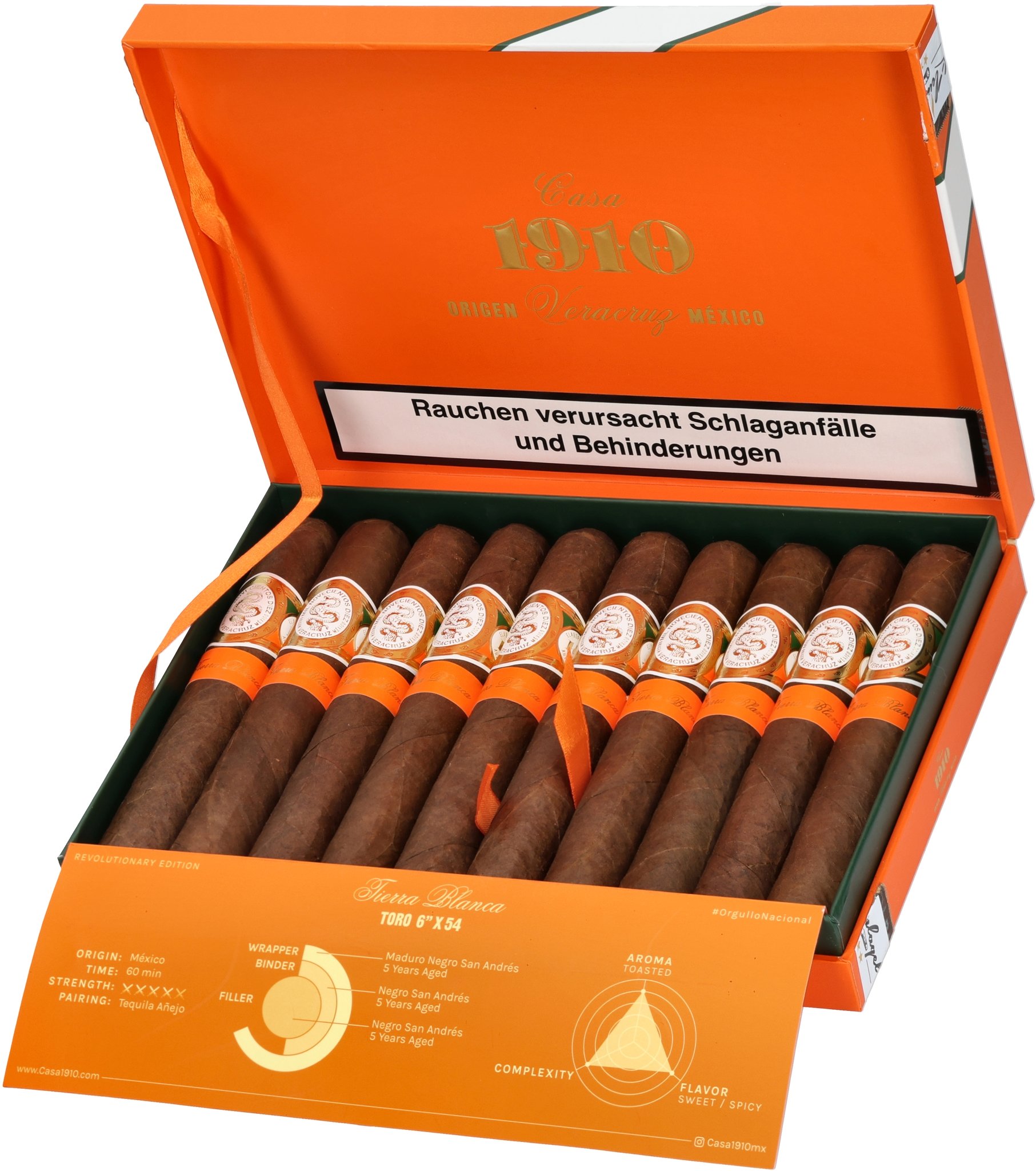 Tierra Blanca 10er Kiste offen