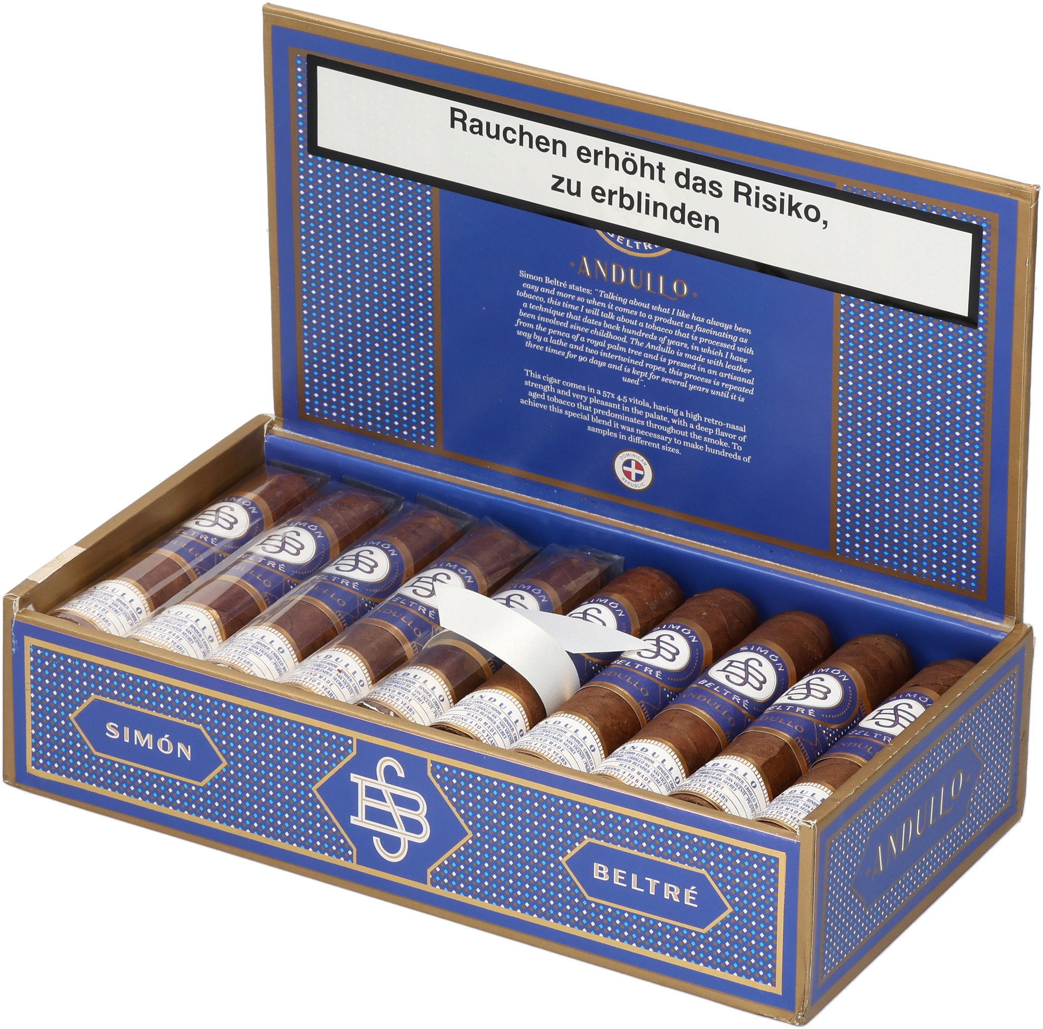 Andullo Short Robusto box open