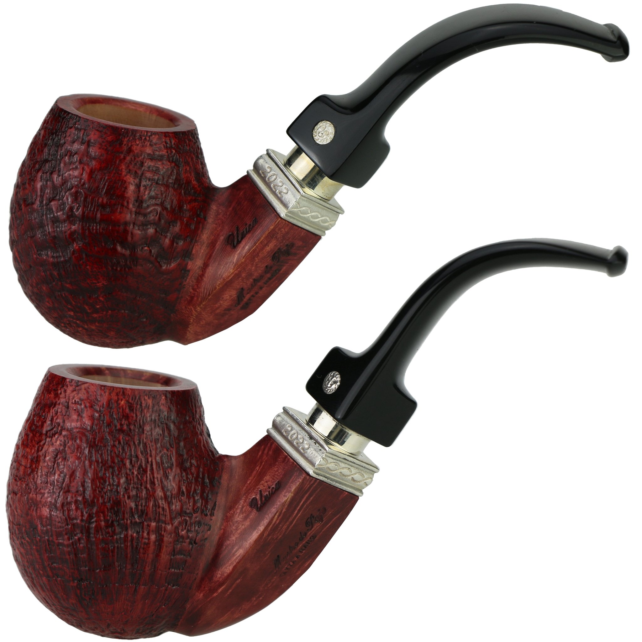 Mastro de Paja Limited Edition 2 Pfeifen in einer Schatulle mit Buch (Chinesisches)