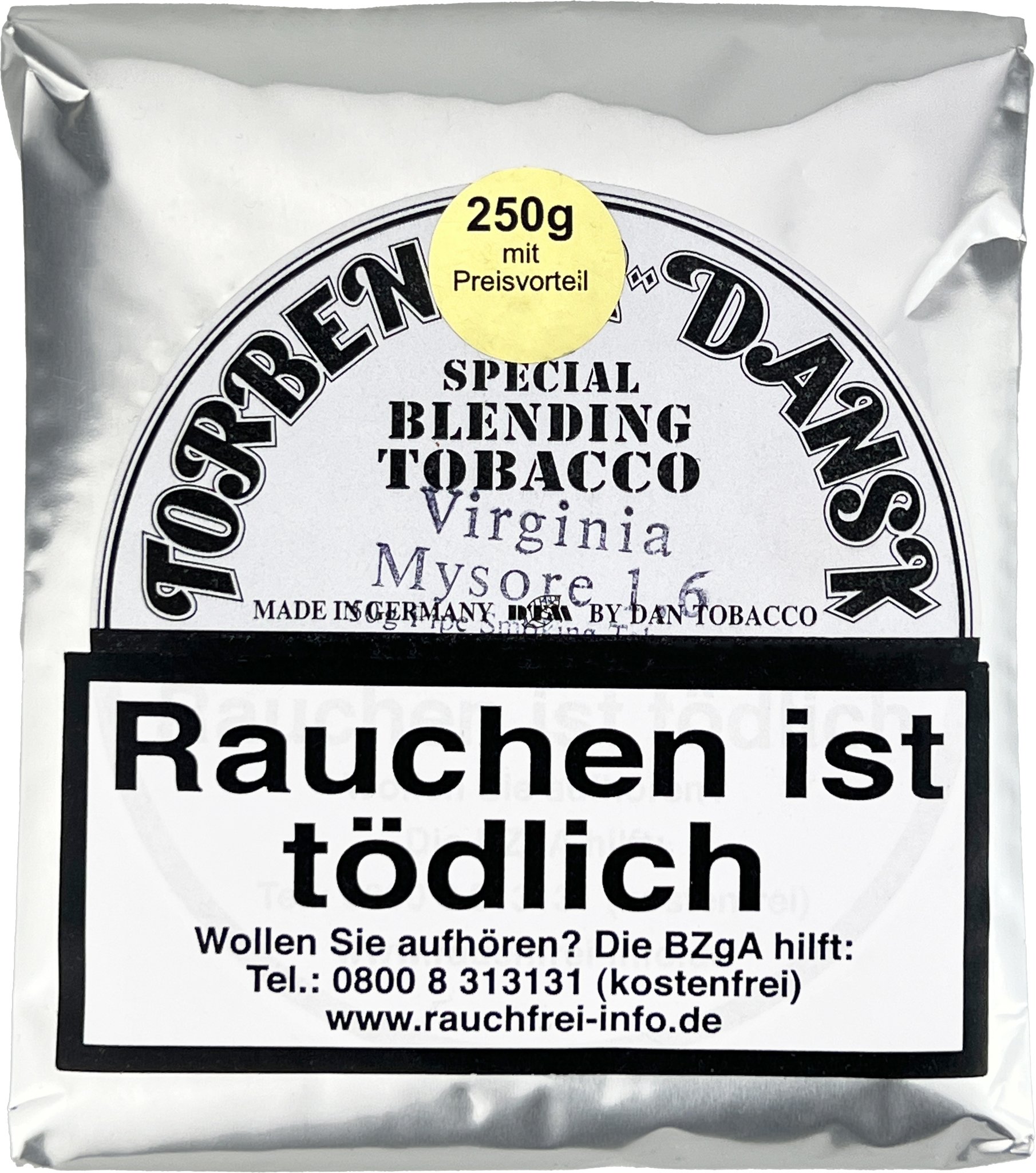 DTM Mischtabak Torben Dansk Virginia Mysore 1,6 250g Pouch_01