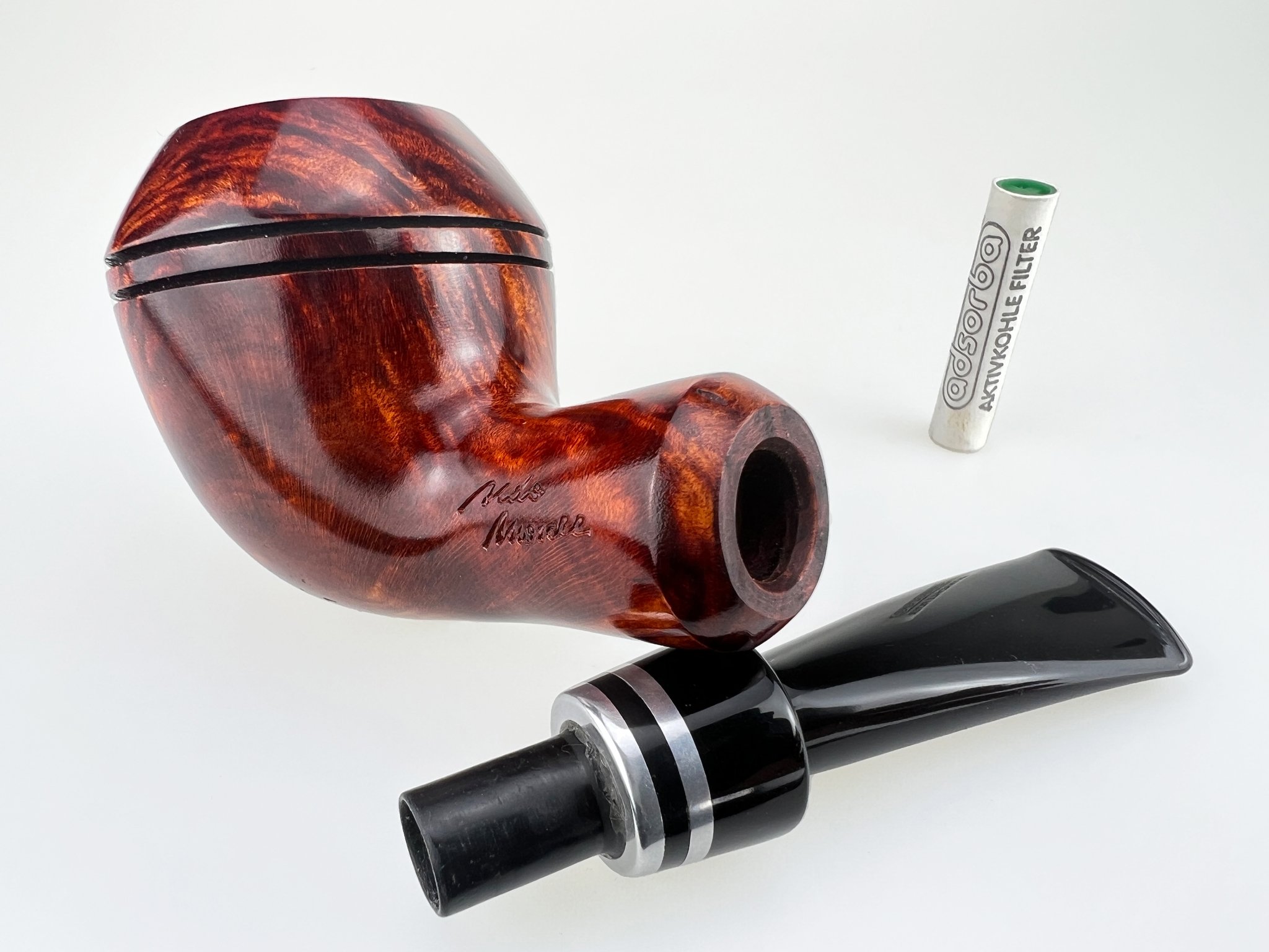 Aldo Morelli Pfeifen (interne Nr. 47) Detailbild 4