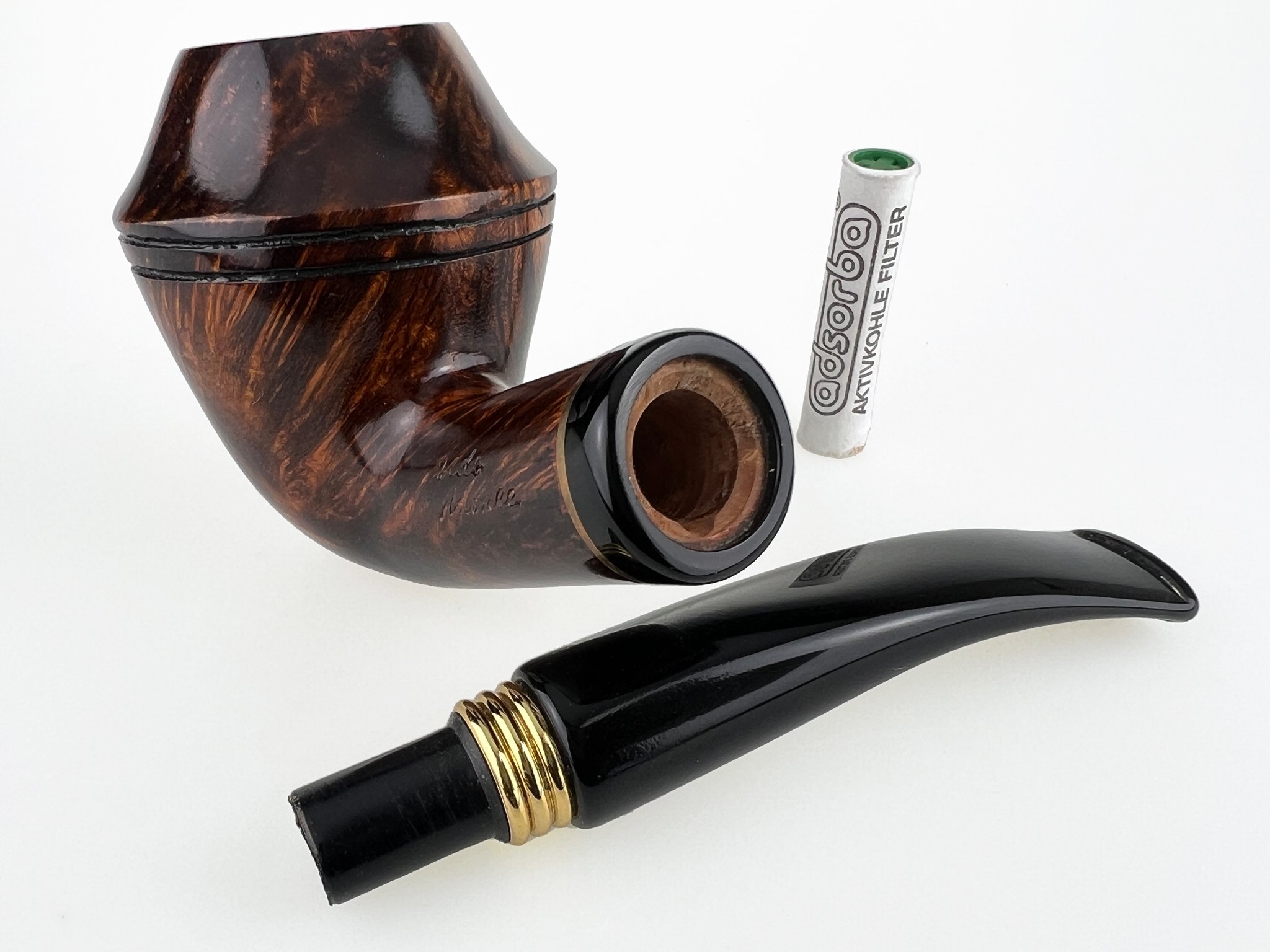 Aldo Morelli Pfeifen (interne Nr. 95) Modell 621 Palazzo Detailbild 4