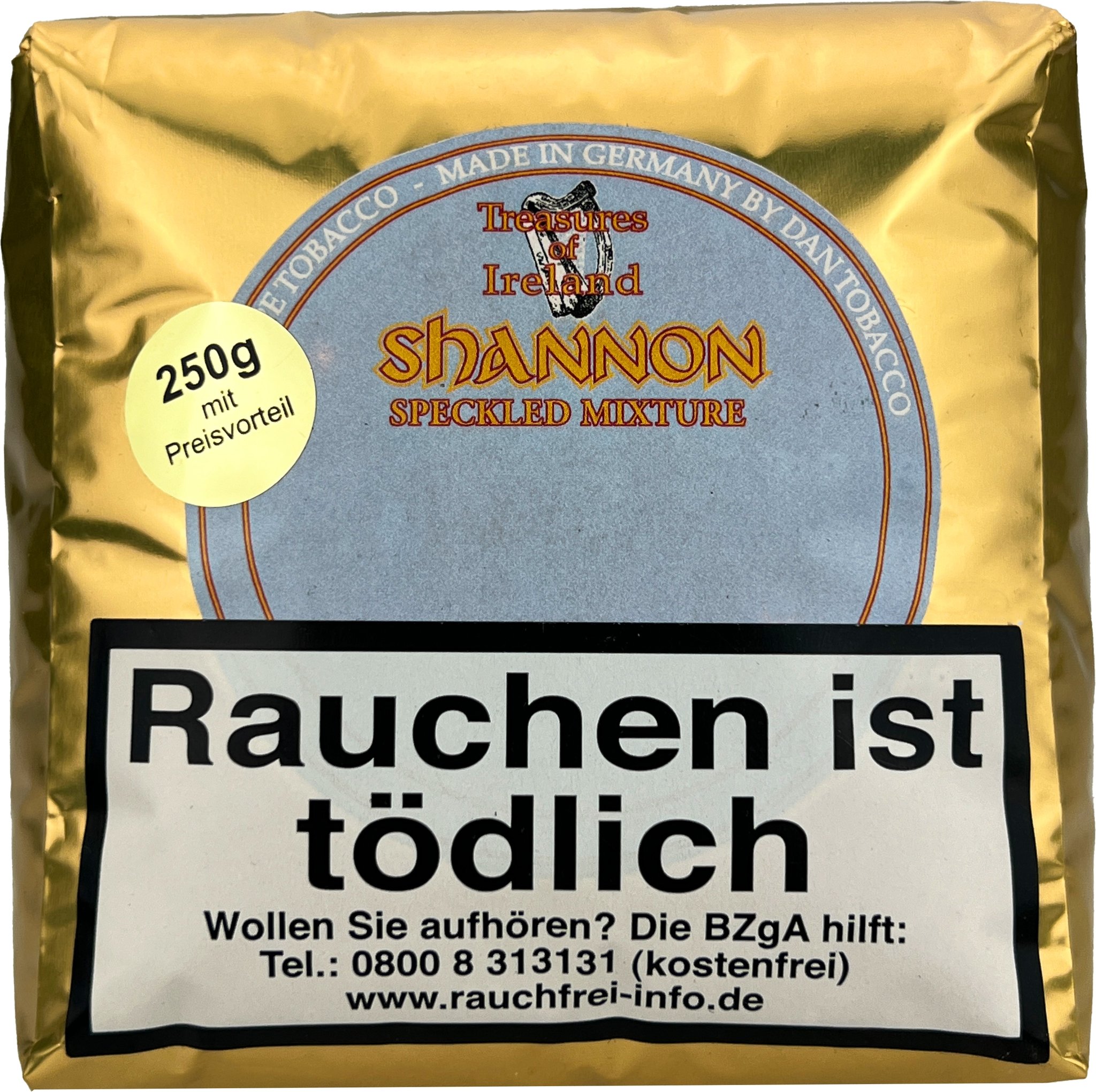 Dan Tobacco Treasures of Ireland Shannon Speckled Mixture 250g Pouch_01