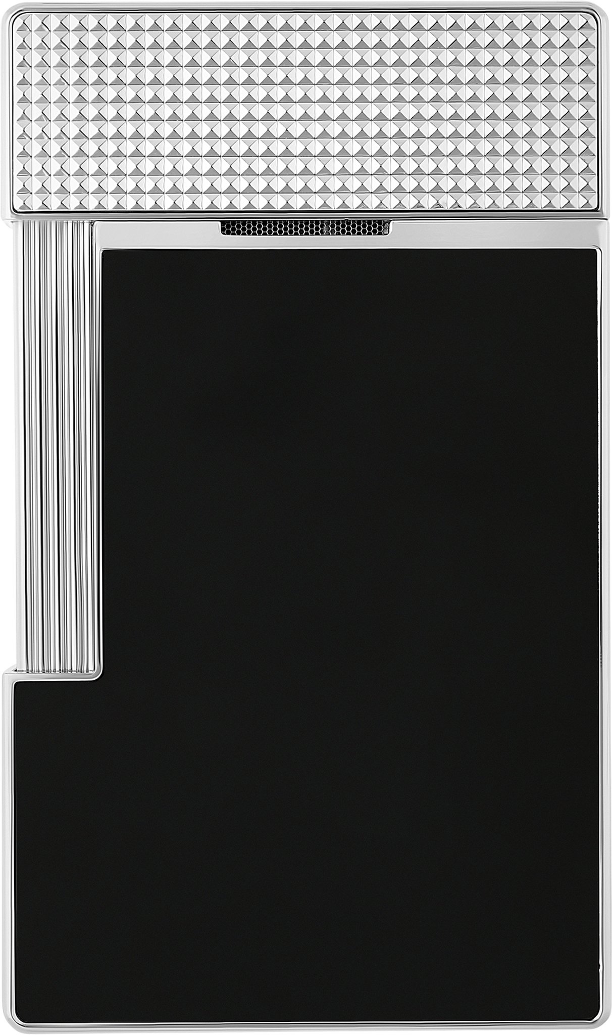 Tischfeuerzeug Schwarz/Chrome (T20101)_03