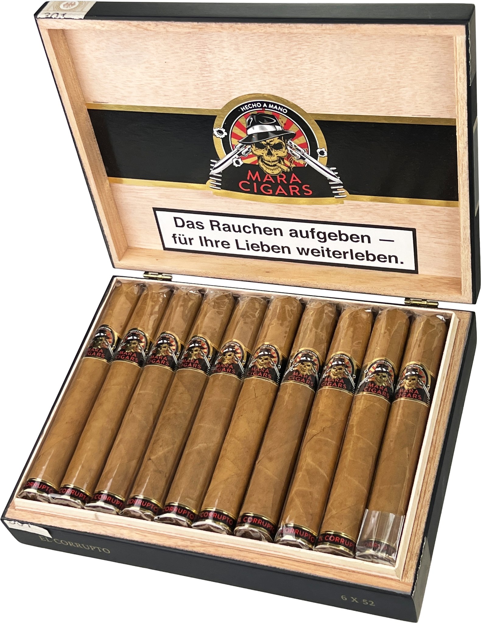 El Corrupto Kiste offen