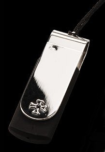 Sillems 4GB USB-Sticks 925er Sterling Silber 4GB ausklappbar (1453)