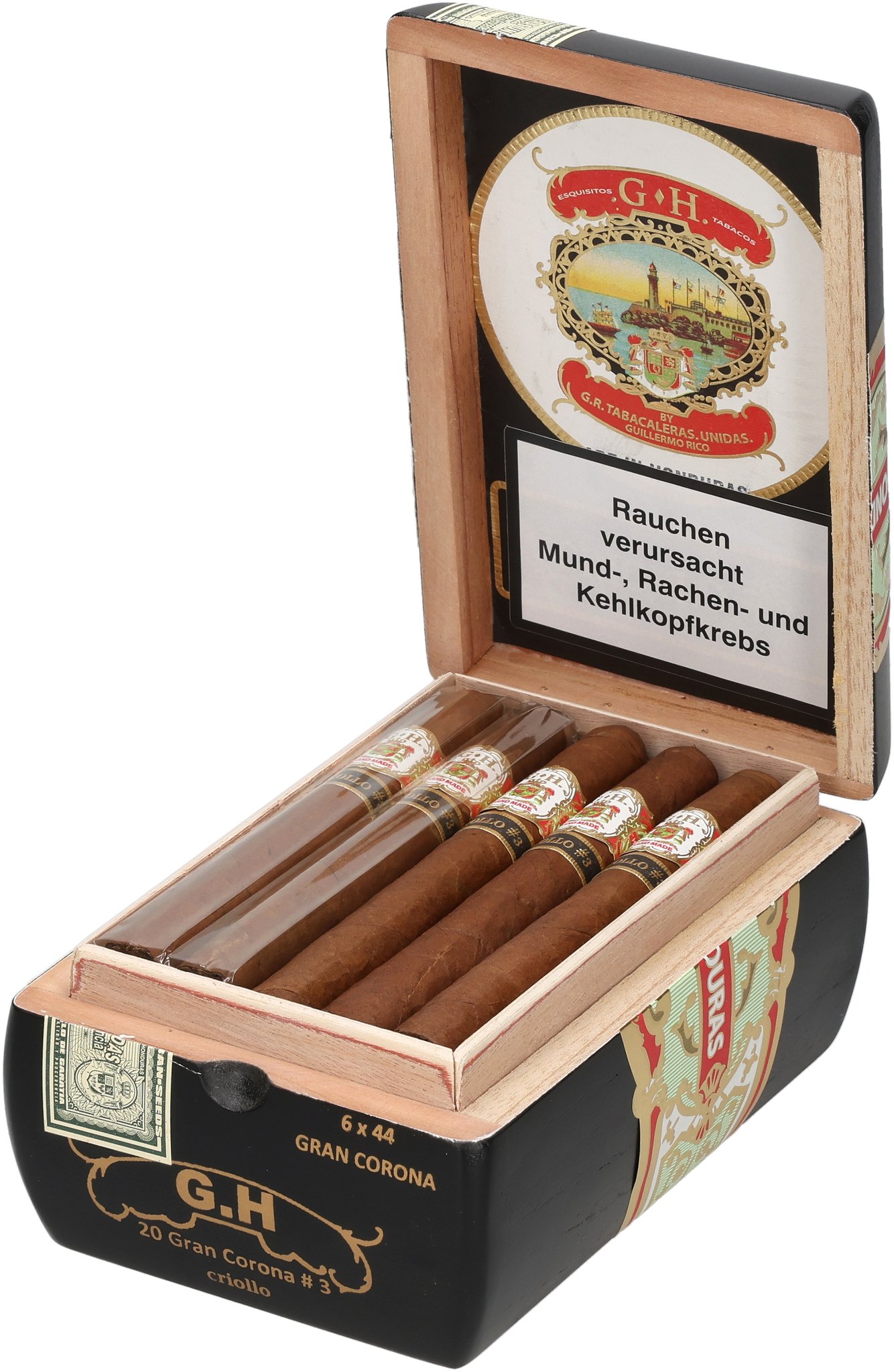 Gran Corona box open