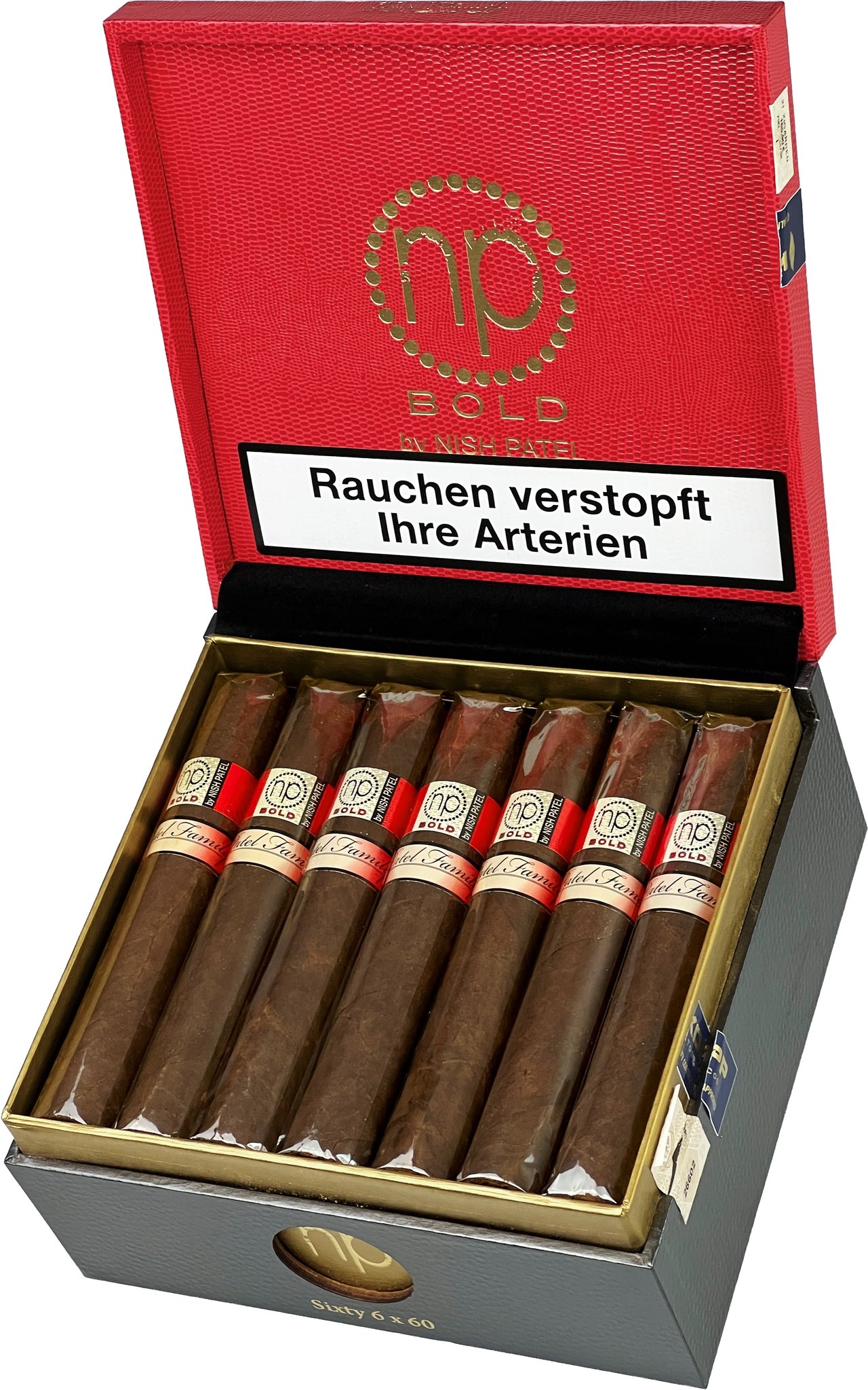 Bold by Nish Patel Sixty Kiste offen