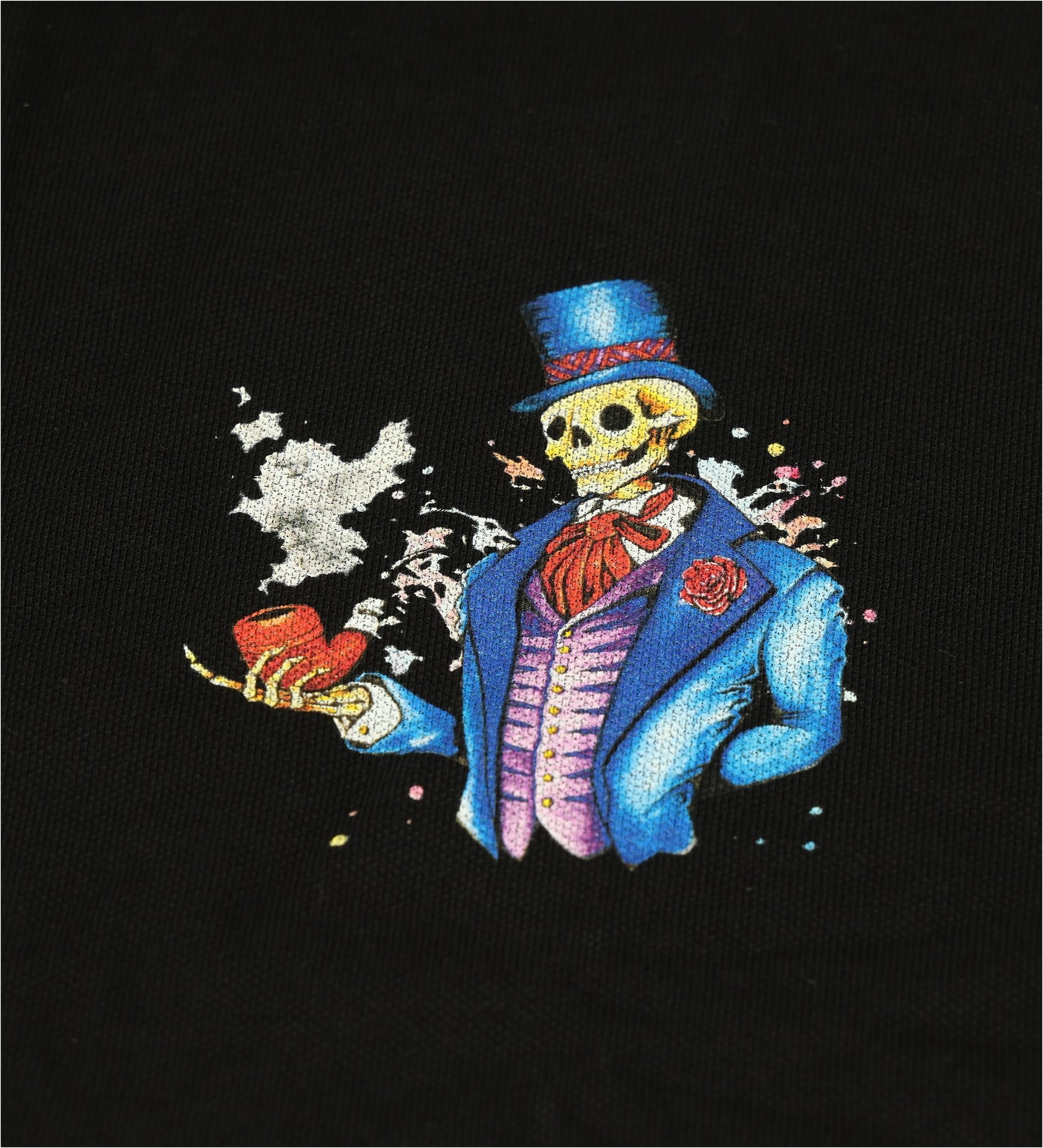 Polohemd schwarz Motiv 1 Größe M Motiv