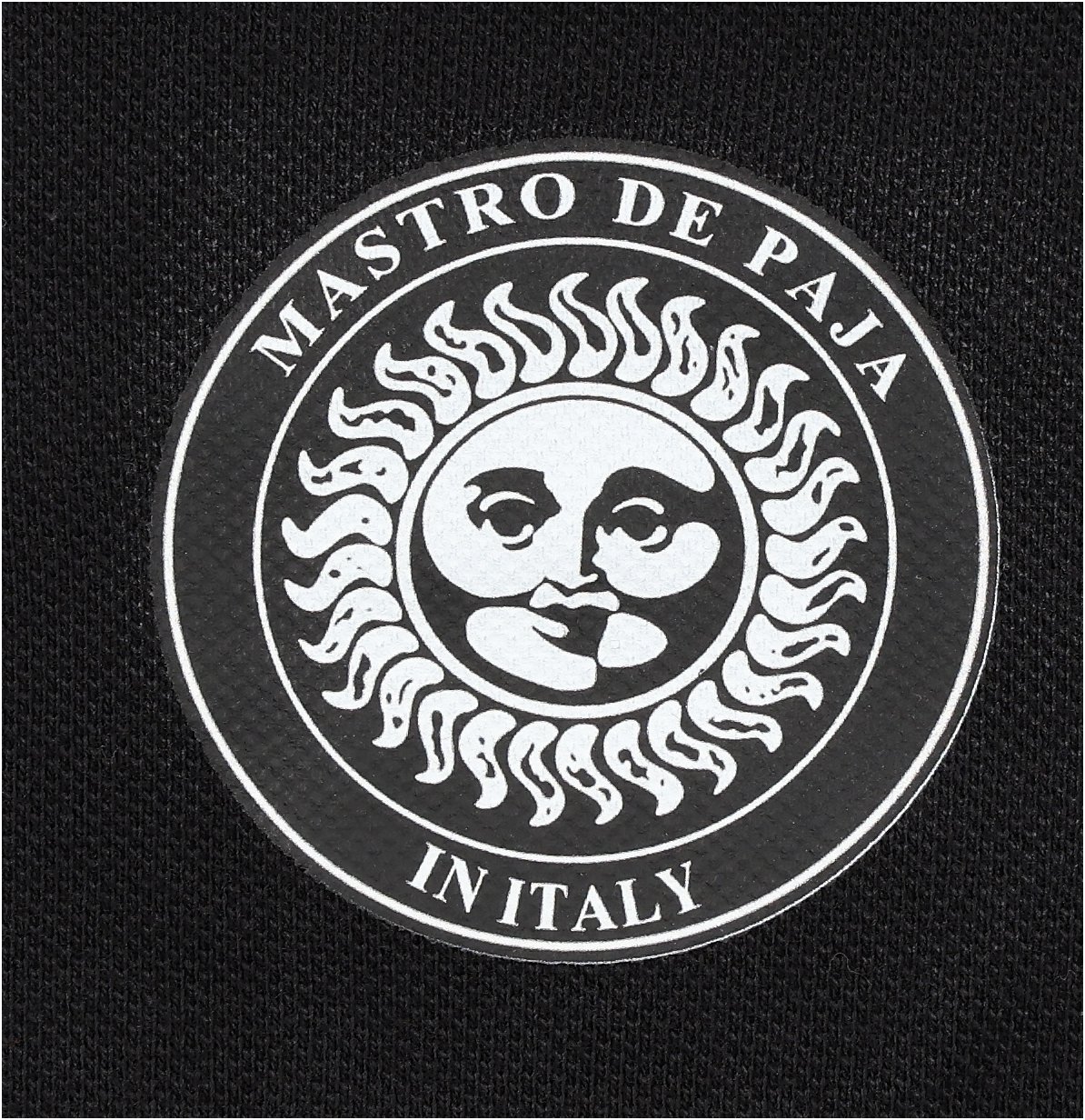 Polohemd schwarz Motiv 1 Größe M Logo