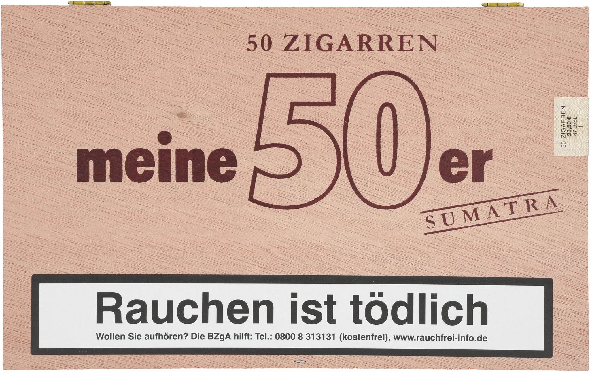 50er Sumatra box front