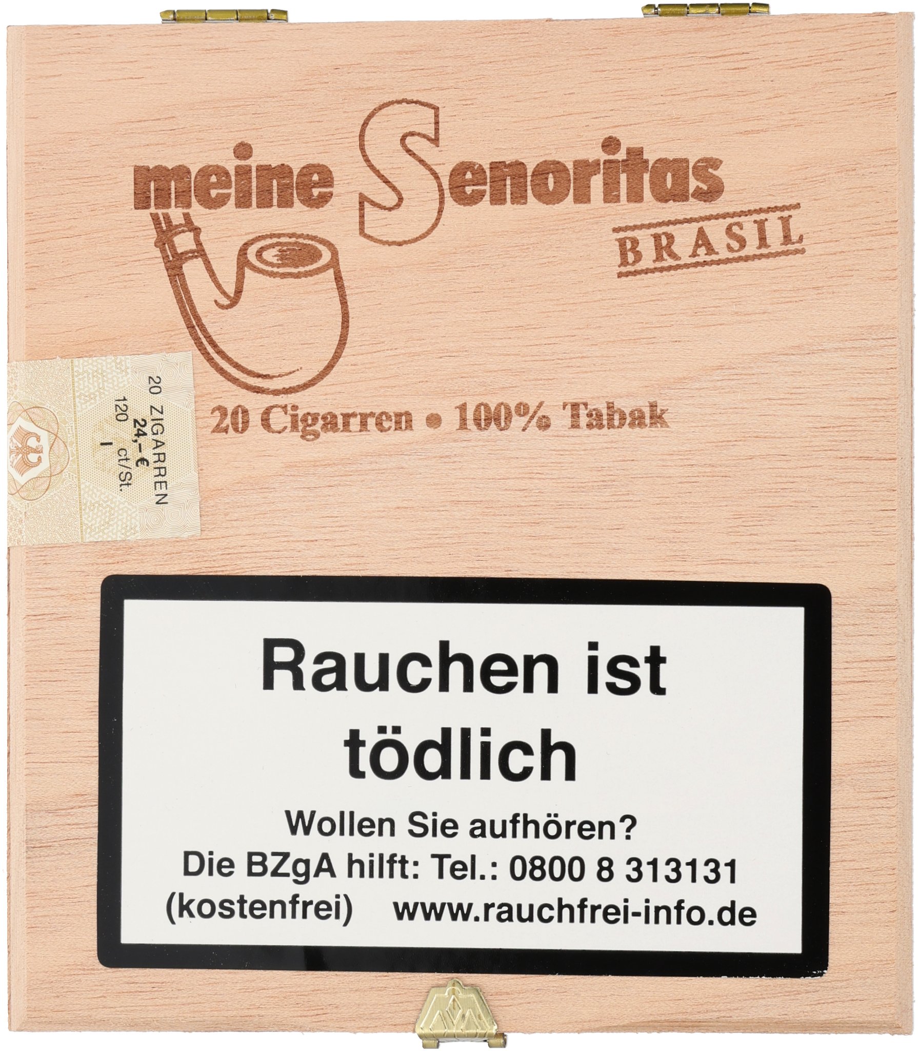 Senoritas Pfeifentabak Brasil box front