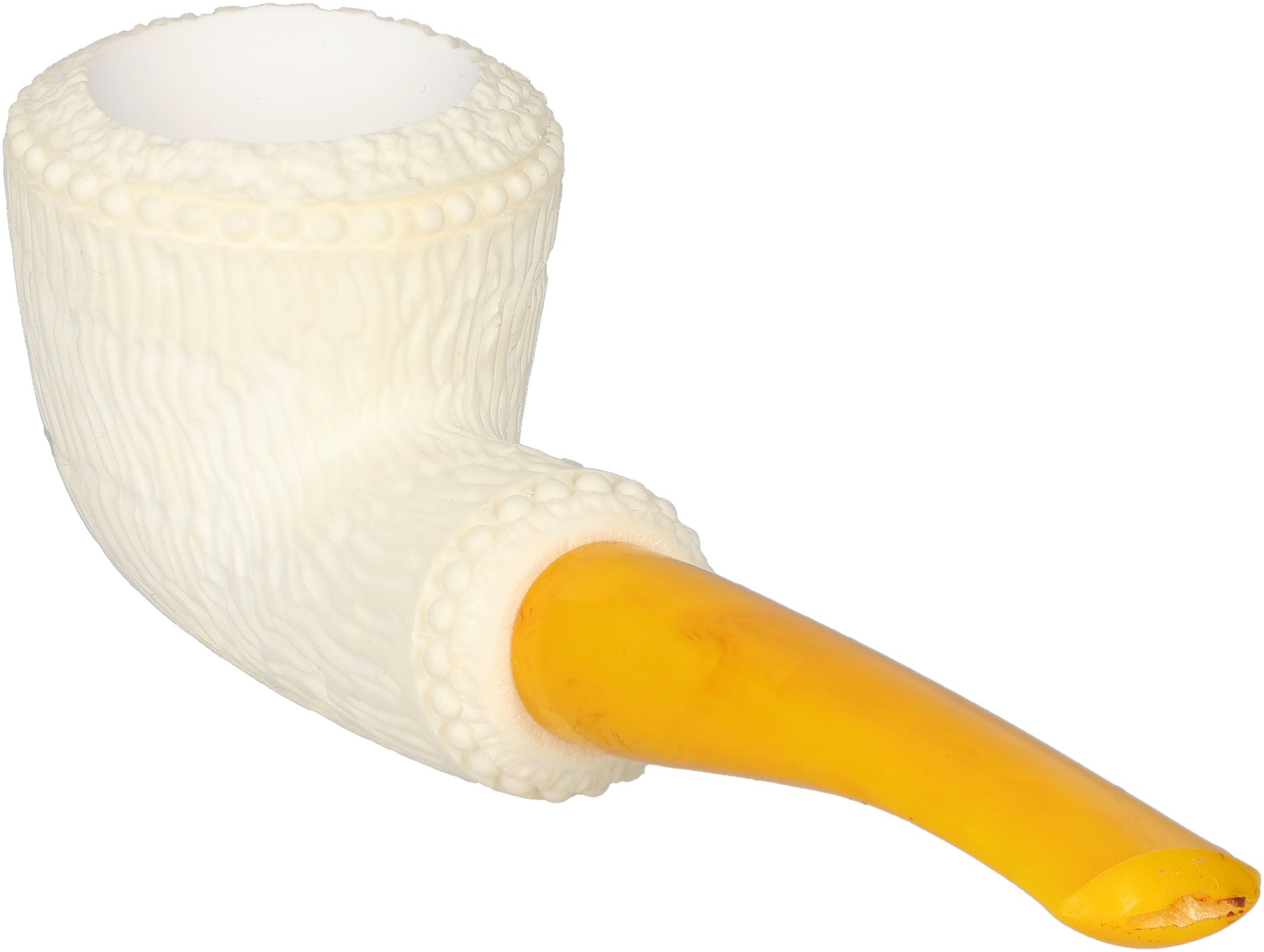 White Meerschaum Pfeife Dublin (90048333)_02