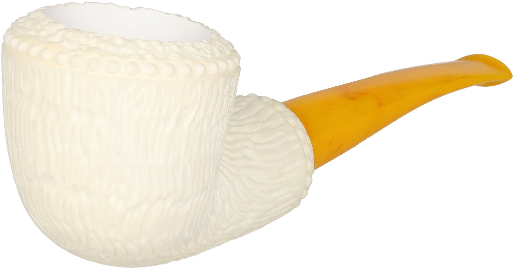 White Meerschaum Pfeife Dublin (90048333)_03