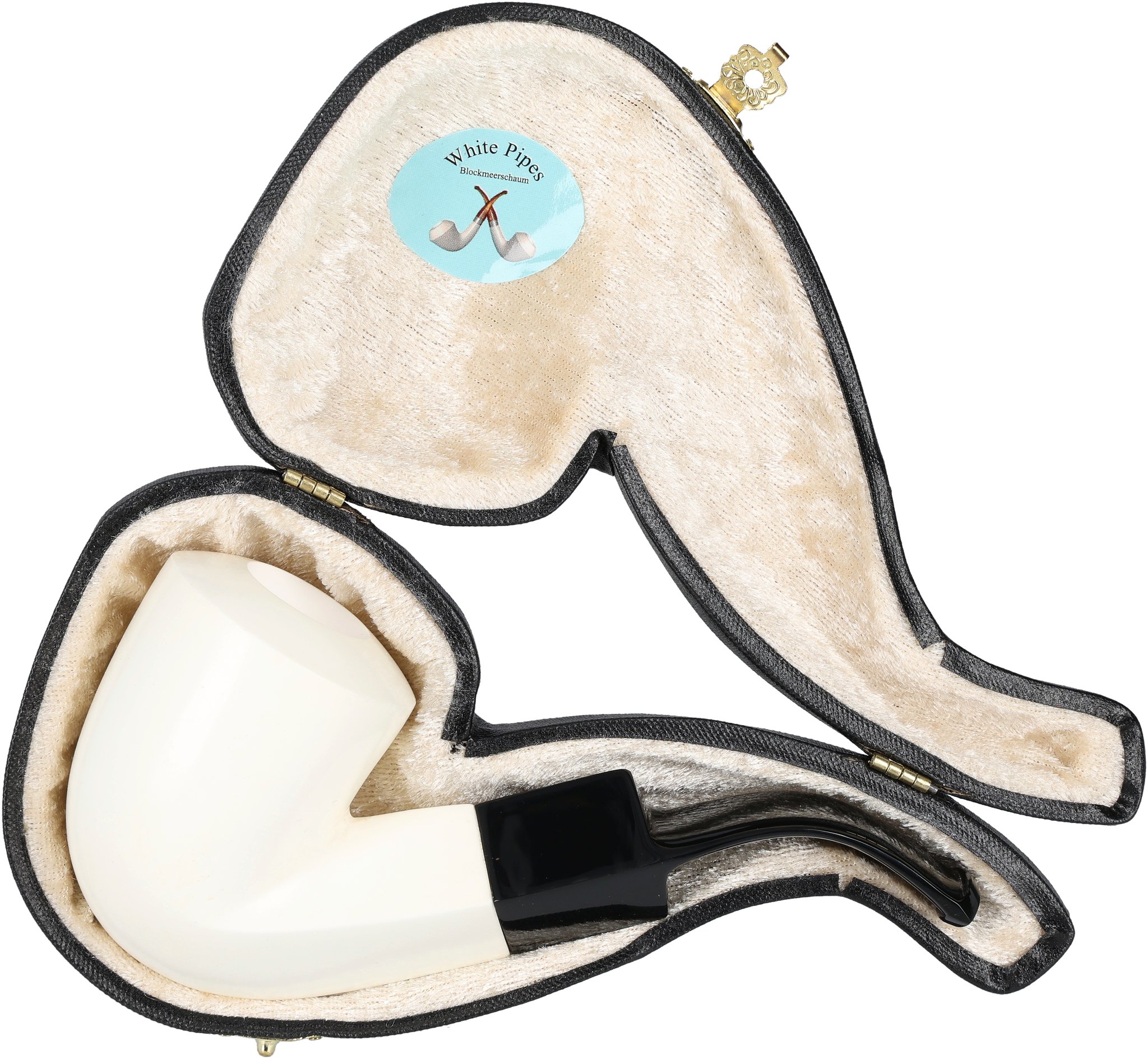White Pipes Meerschaum Calabash (90048336)_07