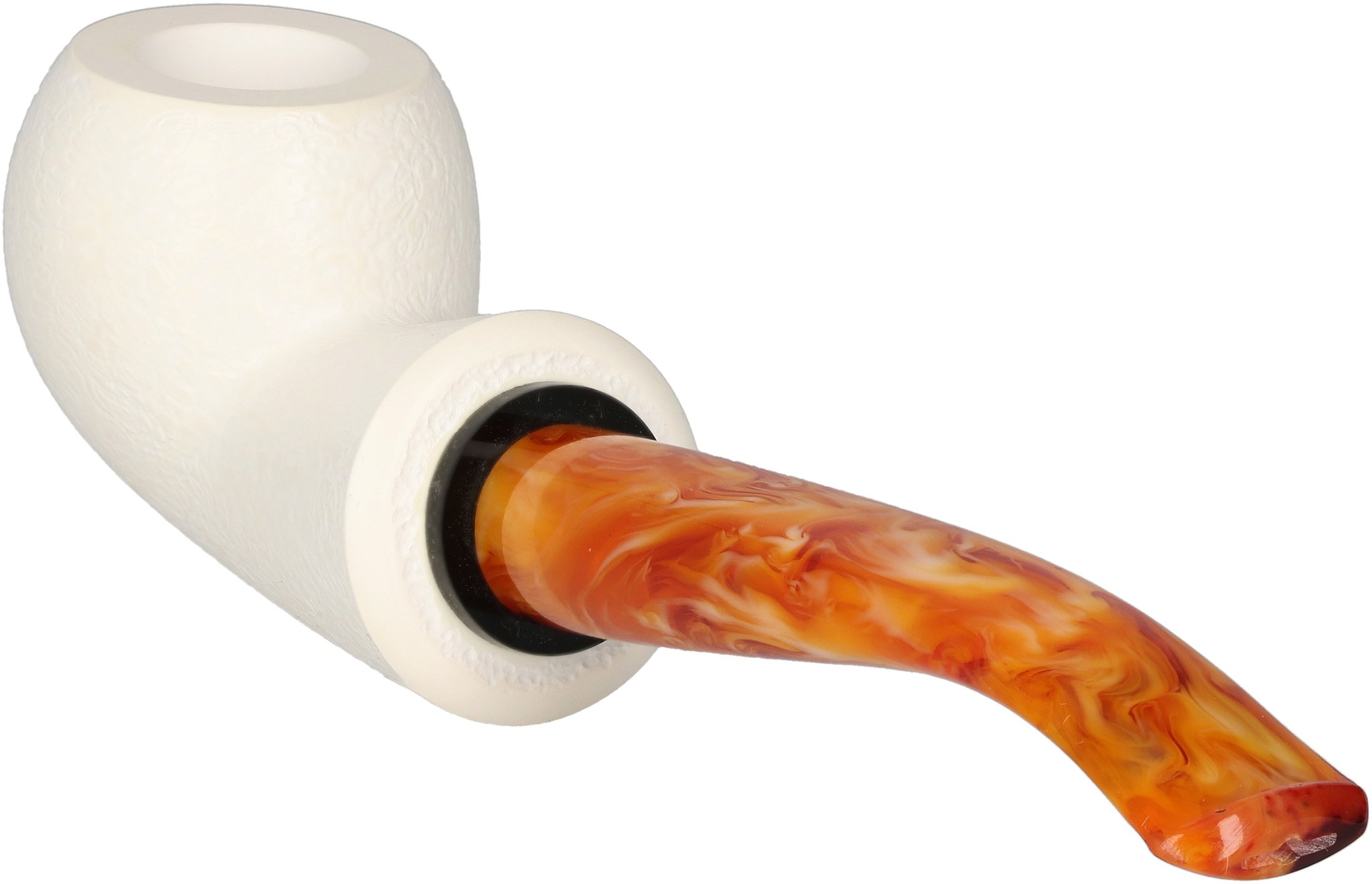 White Meerschaum Pfeife Freeform (90048338)_02