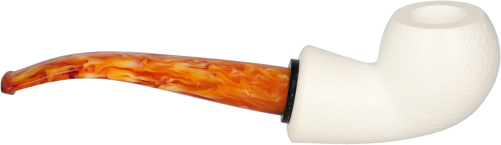 White Meerschaum Pfeife Freeform (90048338)_05