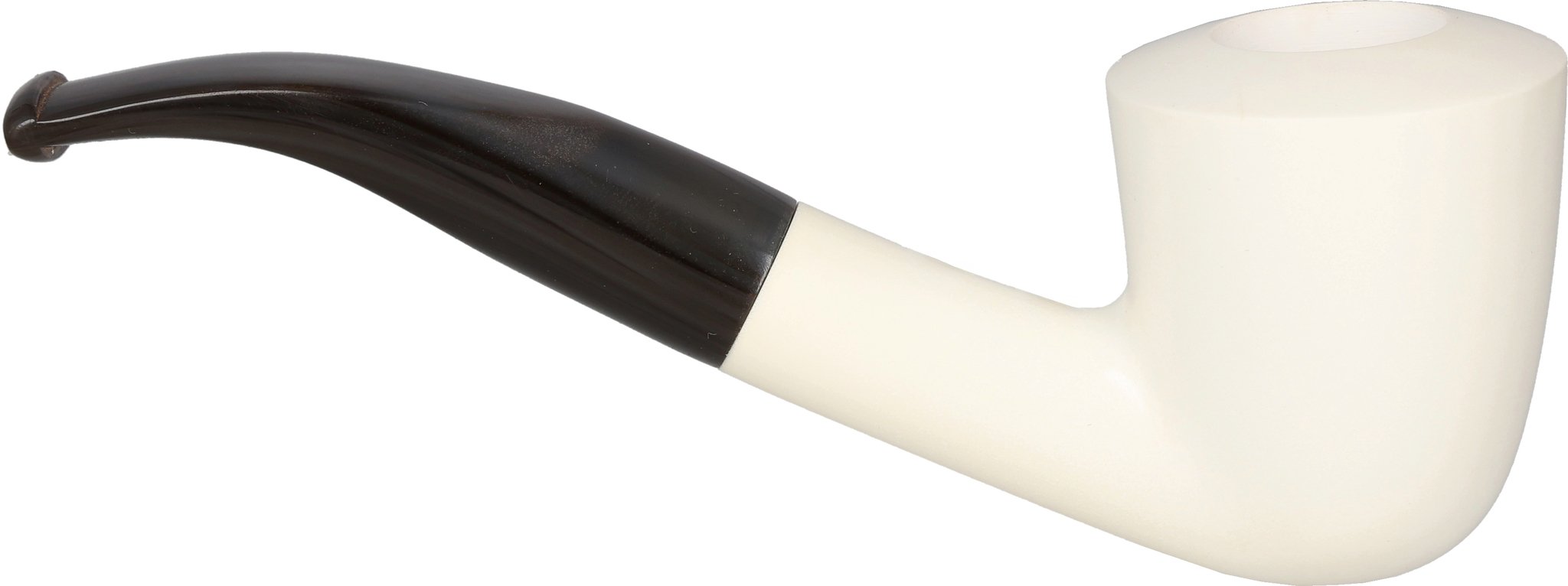 White Meerschaum Pfeife Calabash (90048343)_05