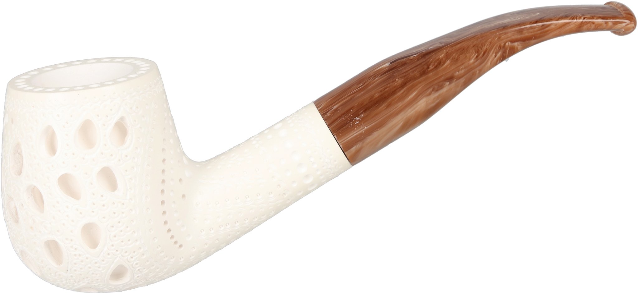 White Pipes Meerschaum Billiard (90048358)_01