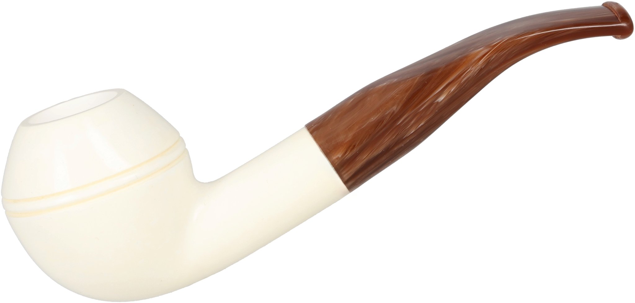 White Pipes Meerschaum Bent Bulldog (90048359)_01