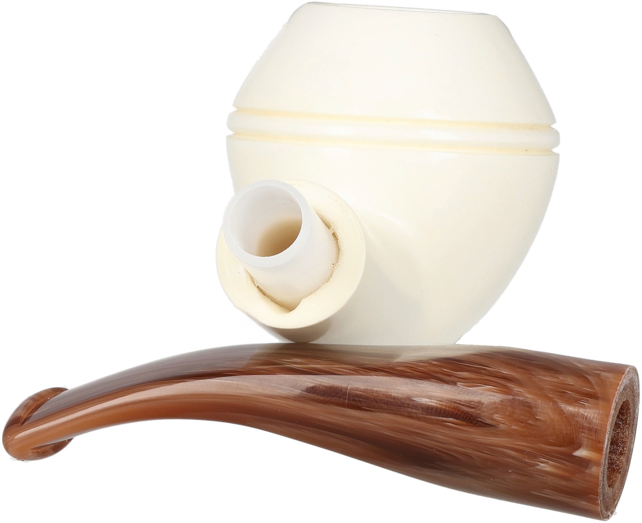 White Pipes Meerschaum Bent Bulldog (90048359)_06