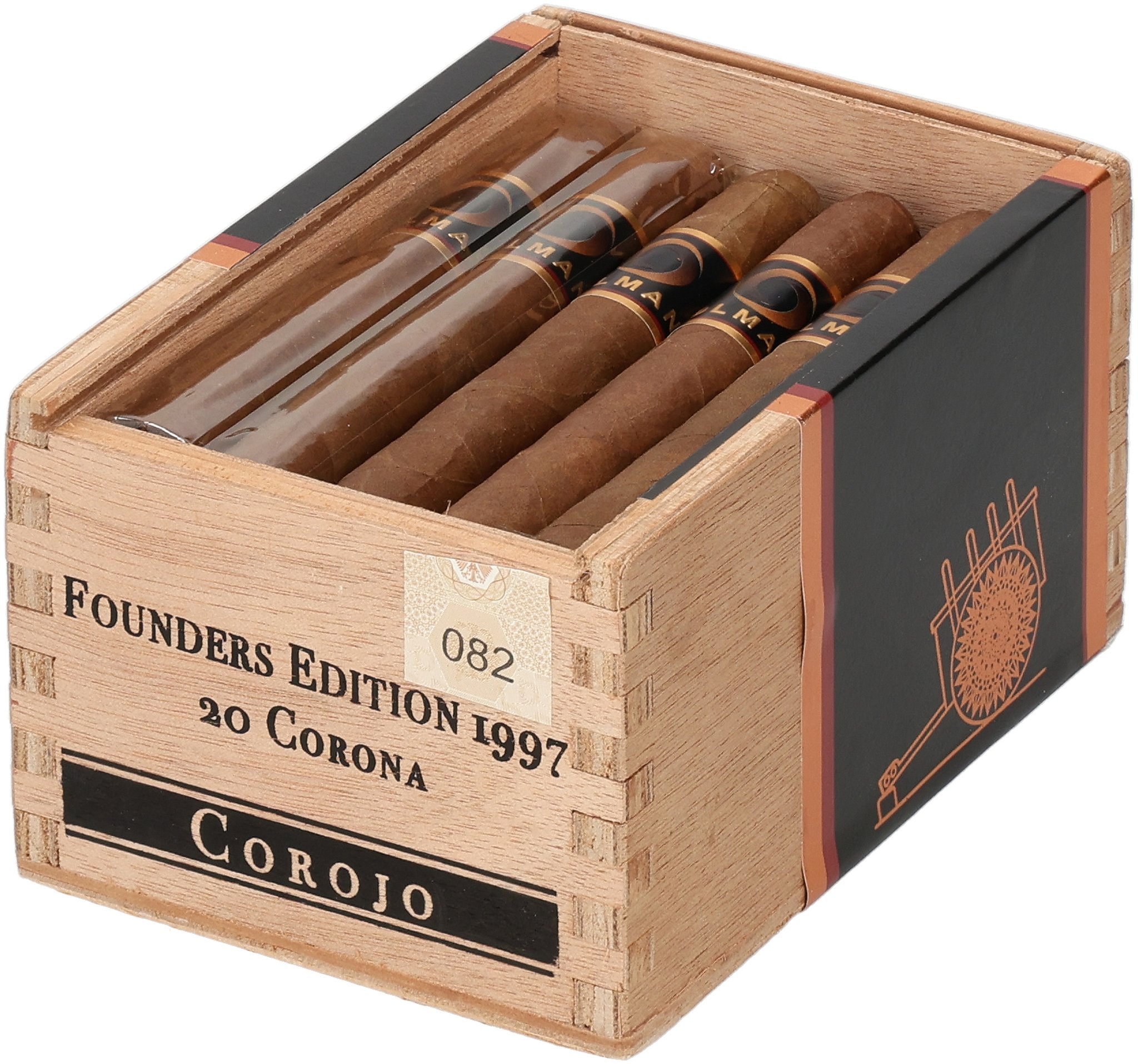 Corojo Corona box open