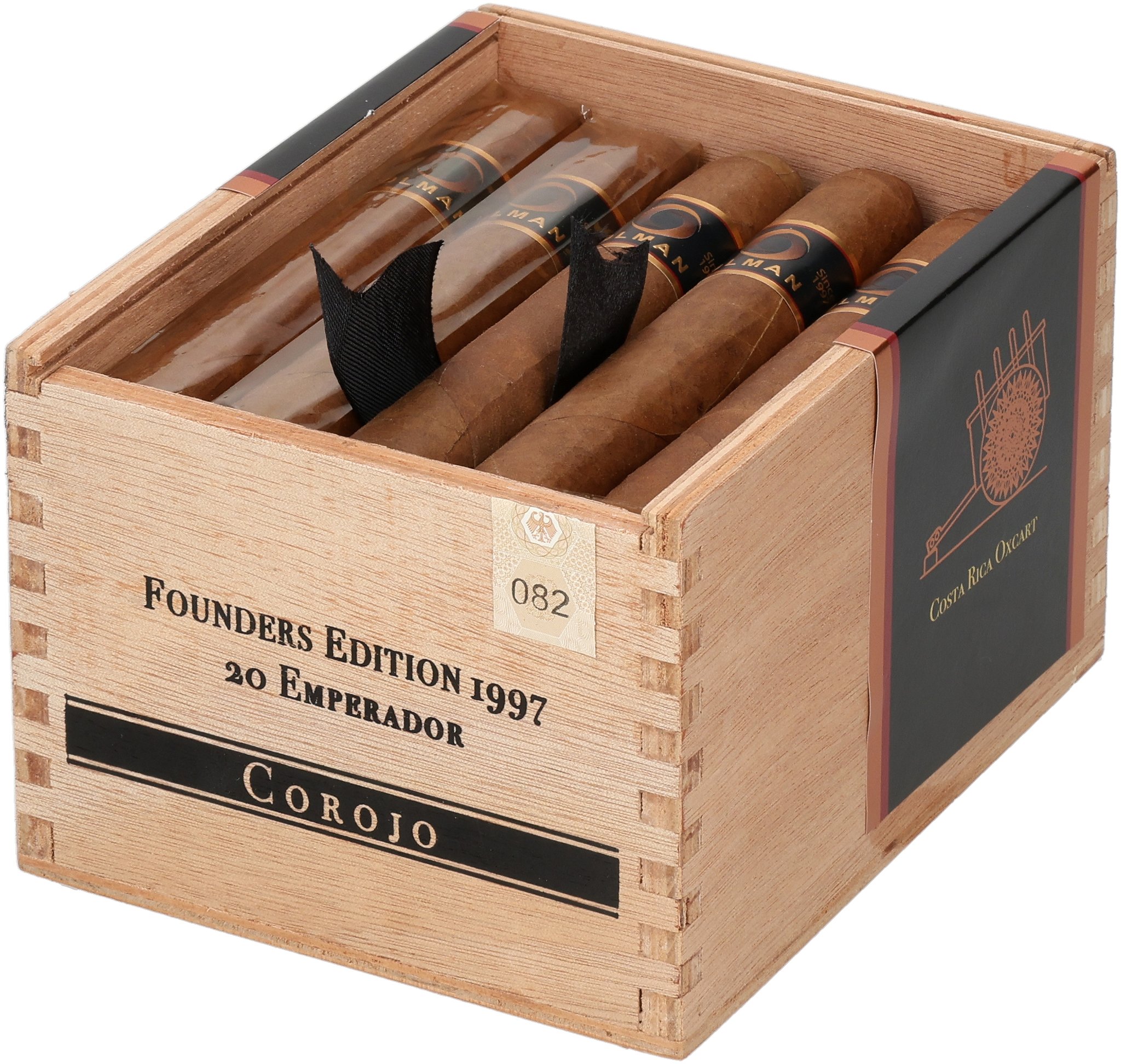 Corojo Emperador box open