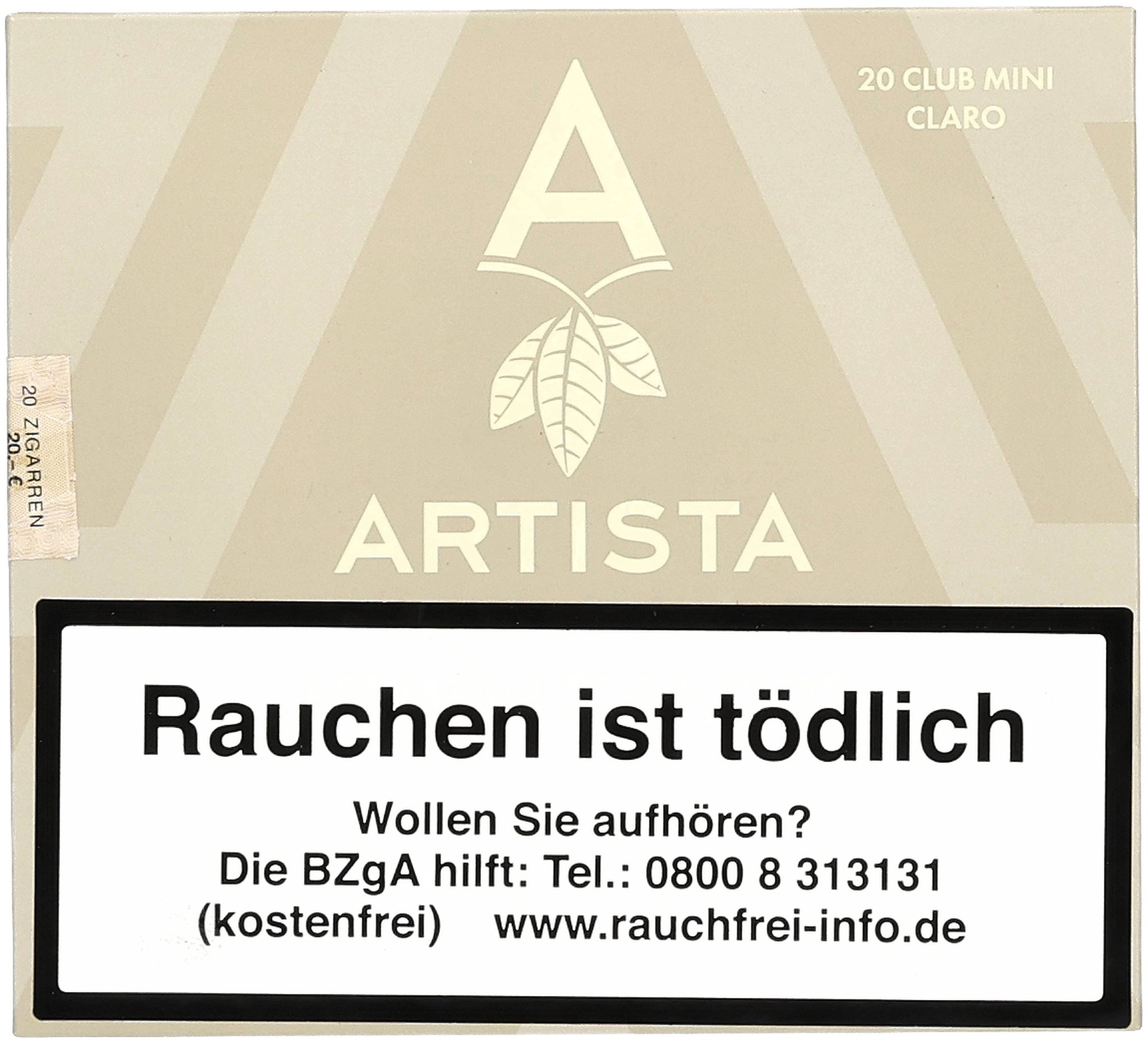 Artista Cigars Mini Club Claro