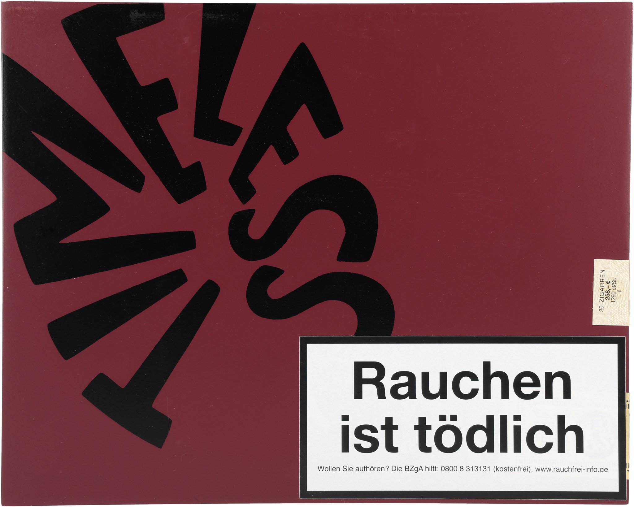 Prestige No. 2 box front