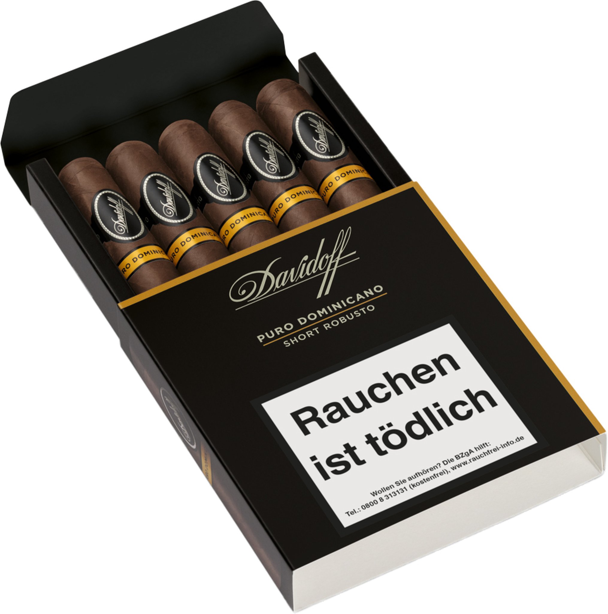 Short Robusto box open