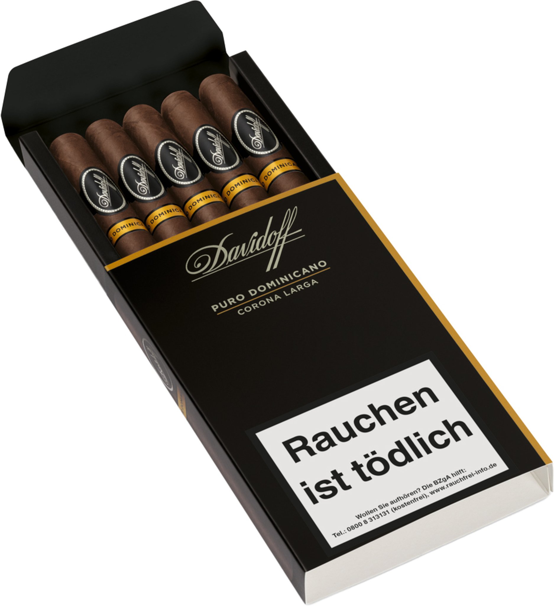 Corona Larga box open