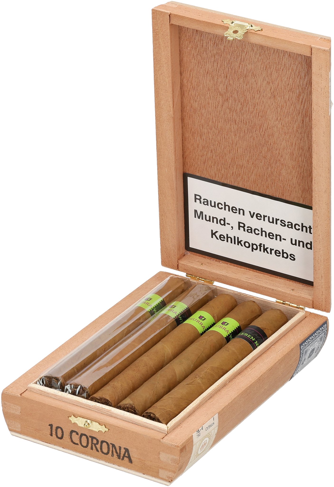 Hurra Corona box open